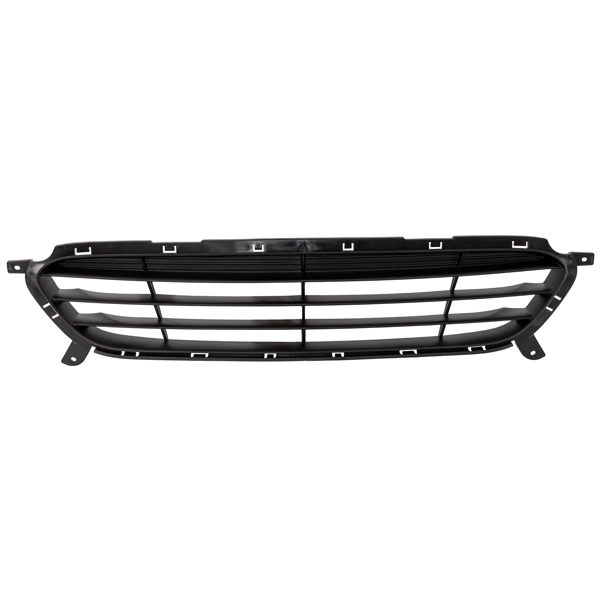 AM ACCENT 12-14 FRONT BUMPER GRILLE Primed Hatchback Sedan To 10-15-13 CAPA SKU REPH015311Q Partslink HY1036116C OEM 865611R000