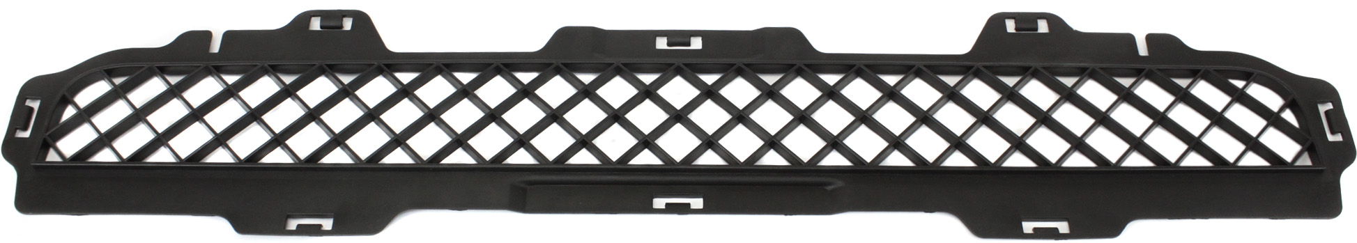 AM H3-06-10 FRONT BUMPER GRILLE Lower Textured Gray w o Fog Light Hole SKU REPH015314 Partslink HU1036100 OEM 25821170