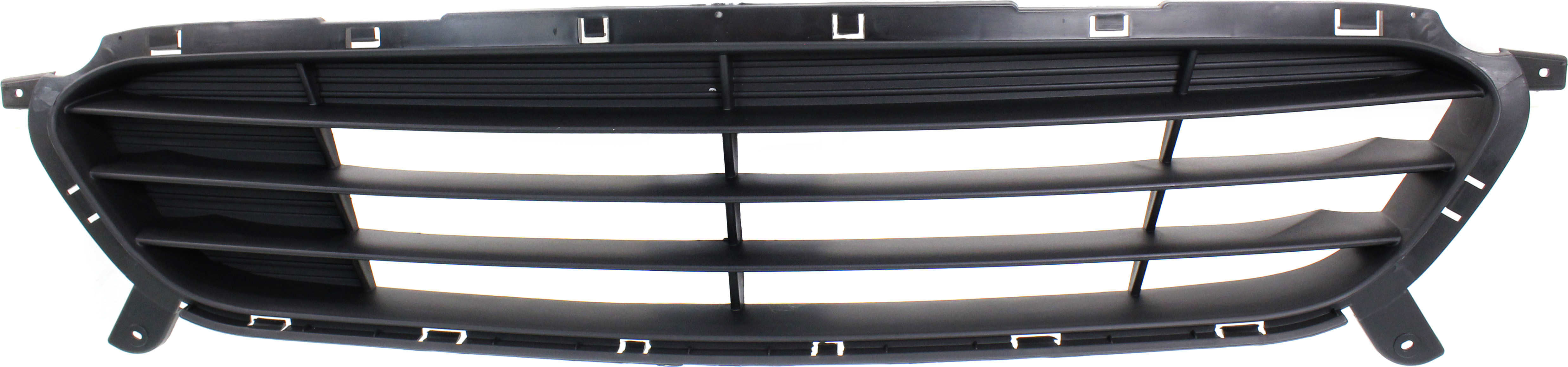 AM ACCENT 14-17 FRONT BUMPER GRILLE Textured Hatchback Sedan From 10-15-13 CAPA SKU REPH015335Q Partslink HY1036128C OEM 865611R010