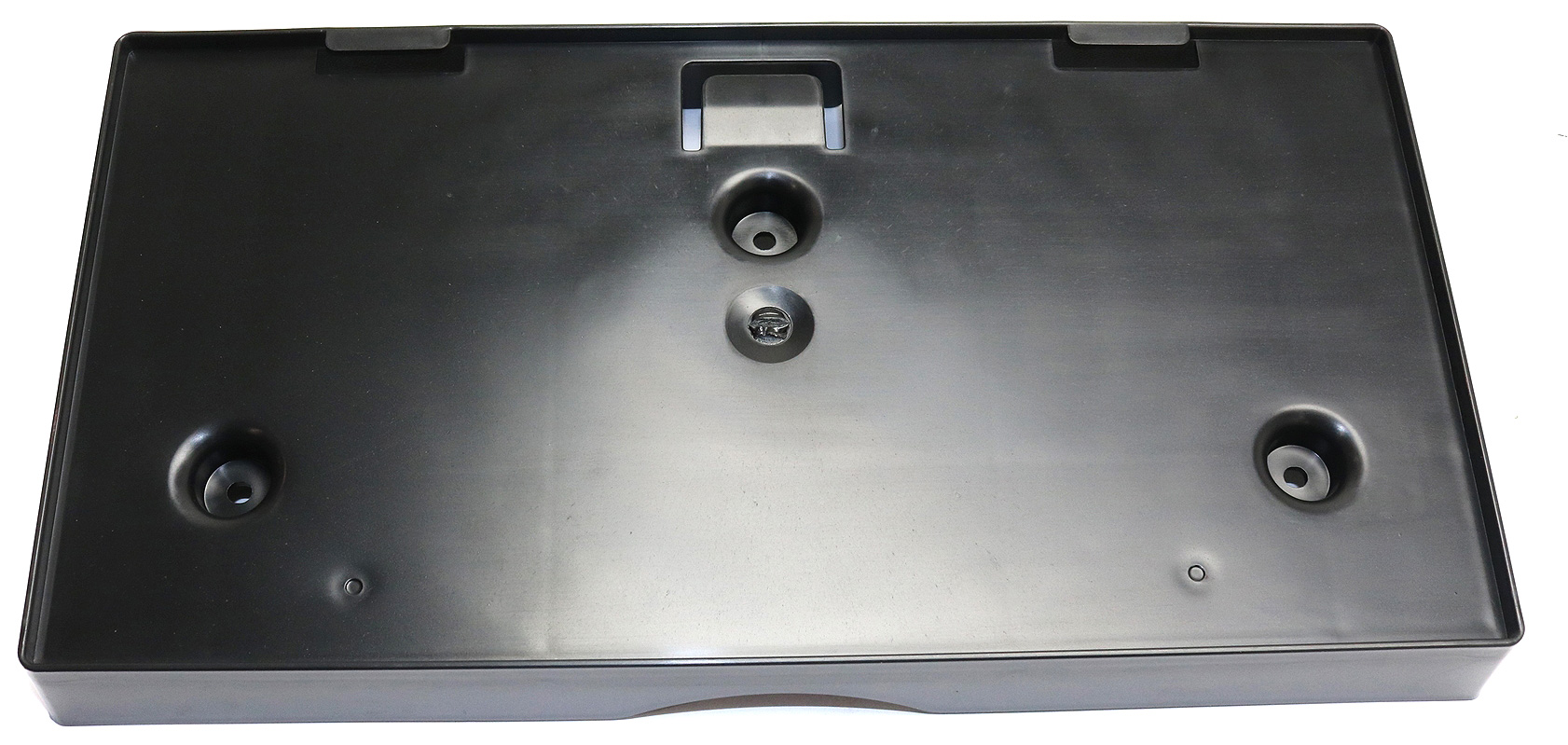 AM ELANTRA 17-18 FRONT LICENSE PLATE BRACKET Textured w Auto Cruise Control Exc. Sport Model SKU REPH017317 Partslink HY1068105 OEM 86519F2020