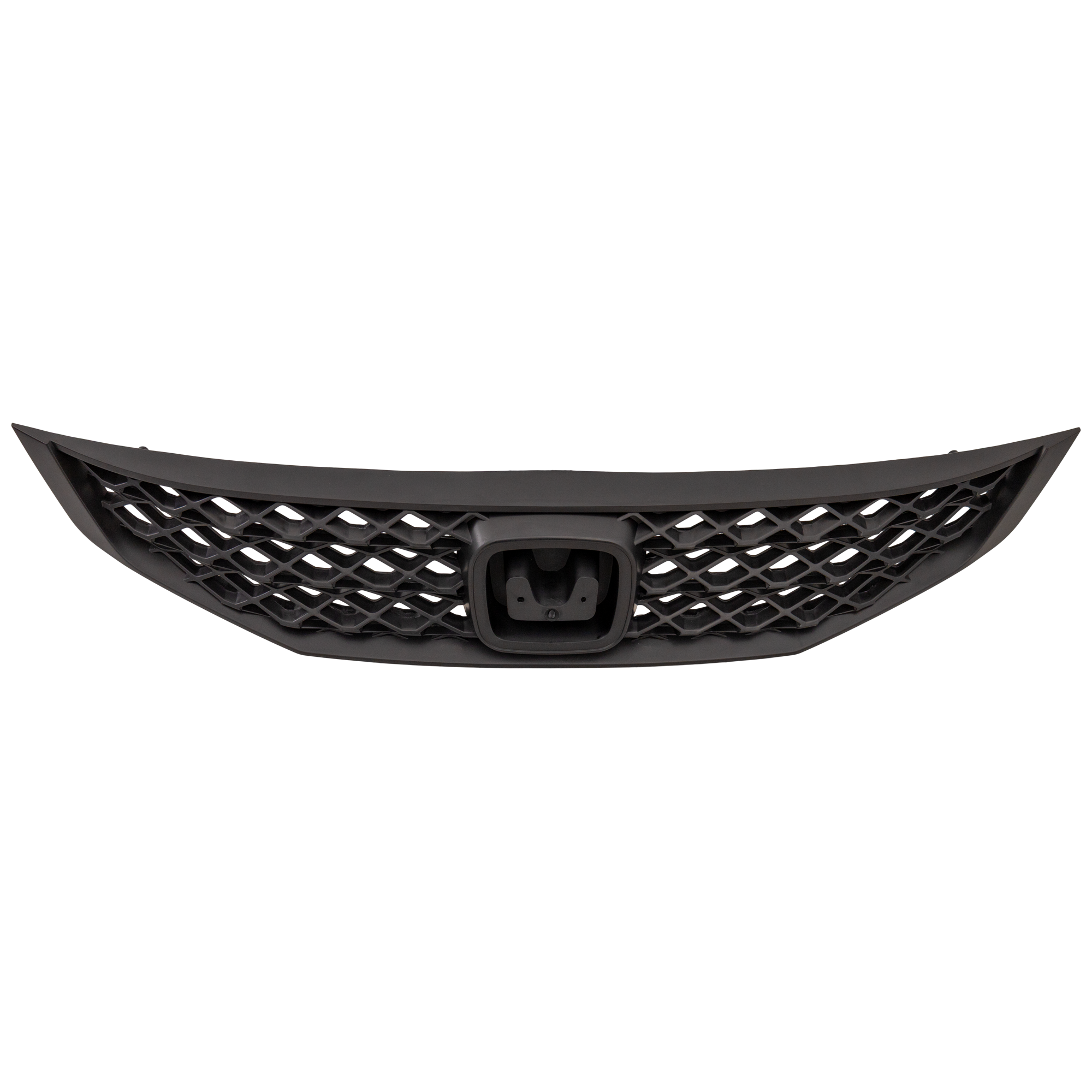 AM CIVIC 09-11 GRILLE Textured Black Shell and Insert Coupe CAPA SKU REPH070105Q Partslink HO1200199C OEM 71121SVAA50