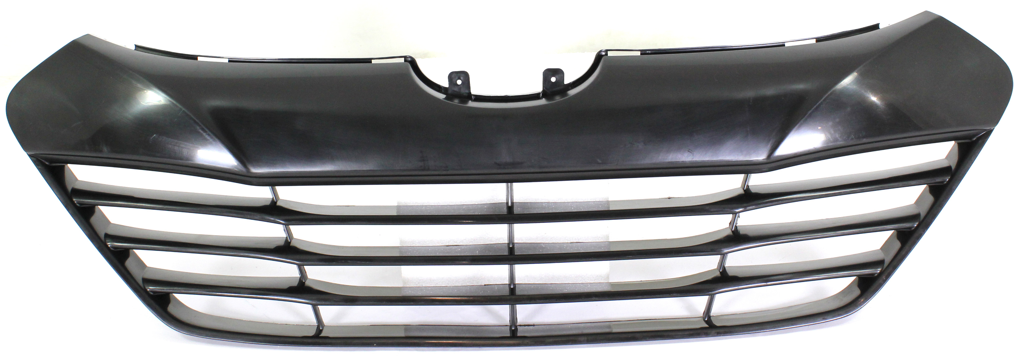 AM TUCSON 10-15 GRILLE Ptd Black w Upper Molding SKU REPH070128 OEM 865612S100