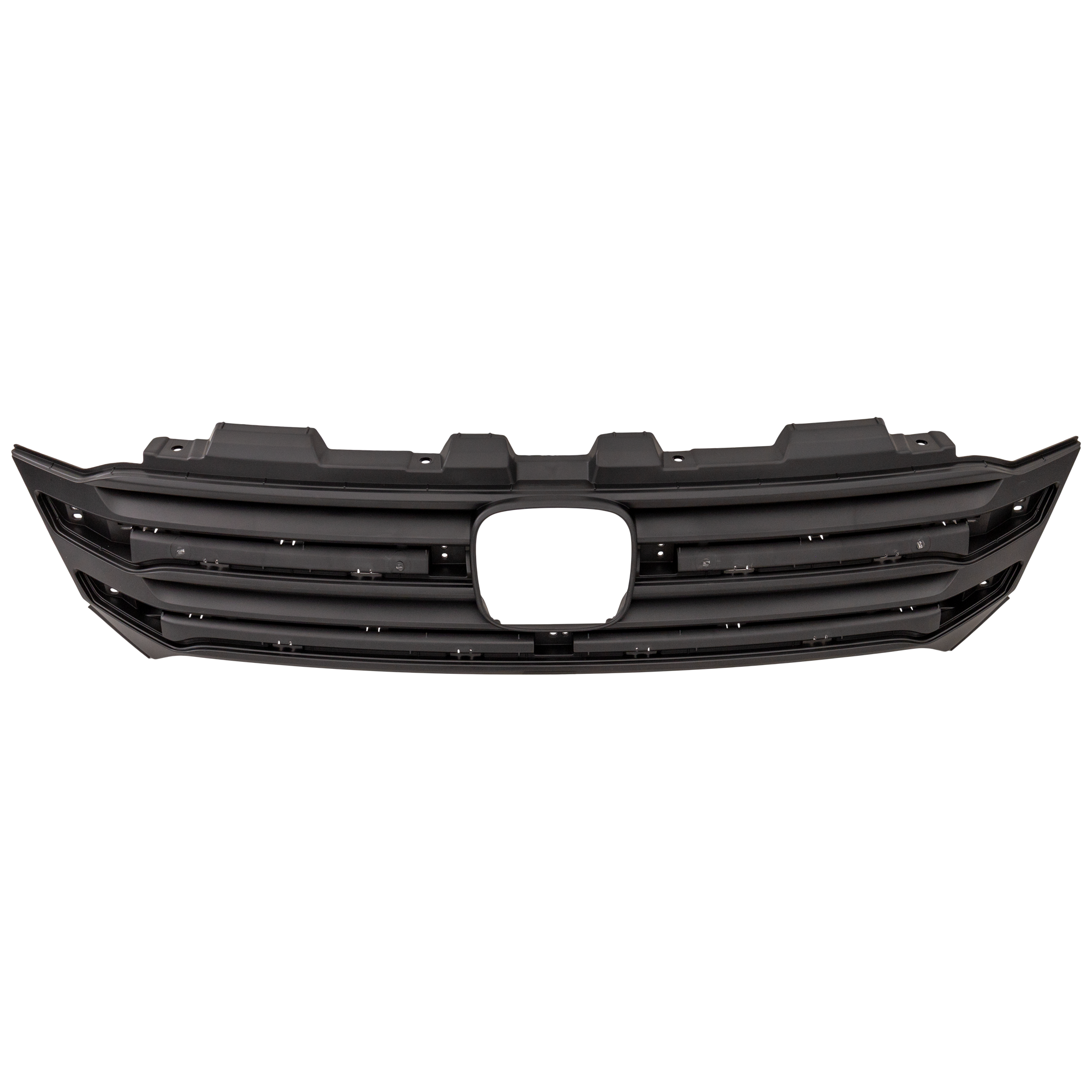 AM PILOT 16-18 GRILLE Textured Black Shell and Insert w o Radar Cruise Control EX EX L LX Models SKU REPH070136 Partslink HO1200227 OEM 71121TG7A01