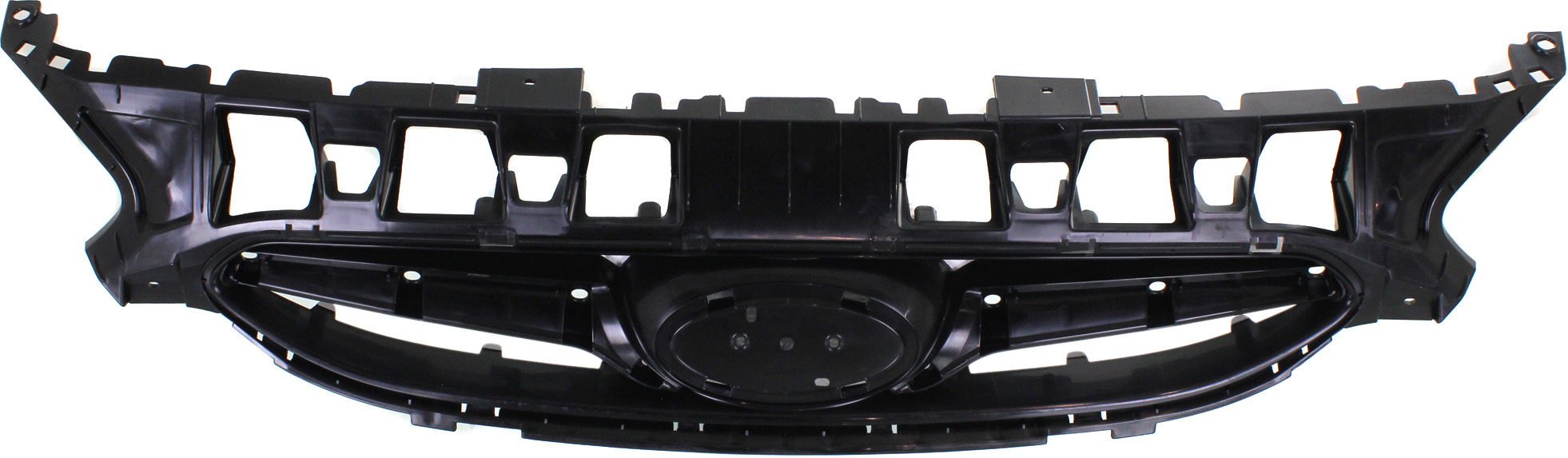 AM ACCENT 12-13 GRILLE Textured Black Shell and Insert SKU REPH070155 Partslink HY1200161 HY1200177 OEM 863511R000-863511R100