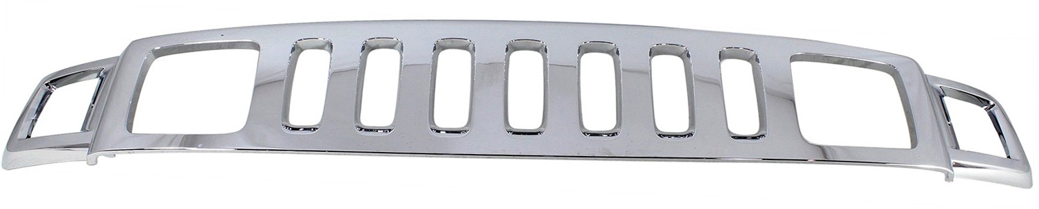 AM H3-06-10 GRILLE Upper Chrome Shell and Insert SKU REPH070157C Partslink HU1200101 OEM 15834196