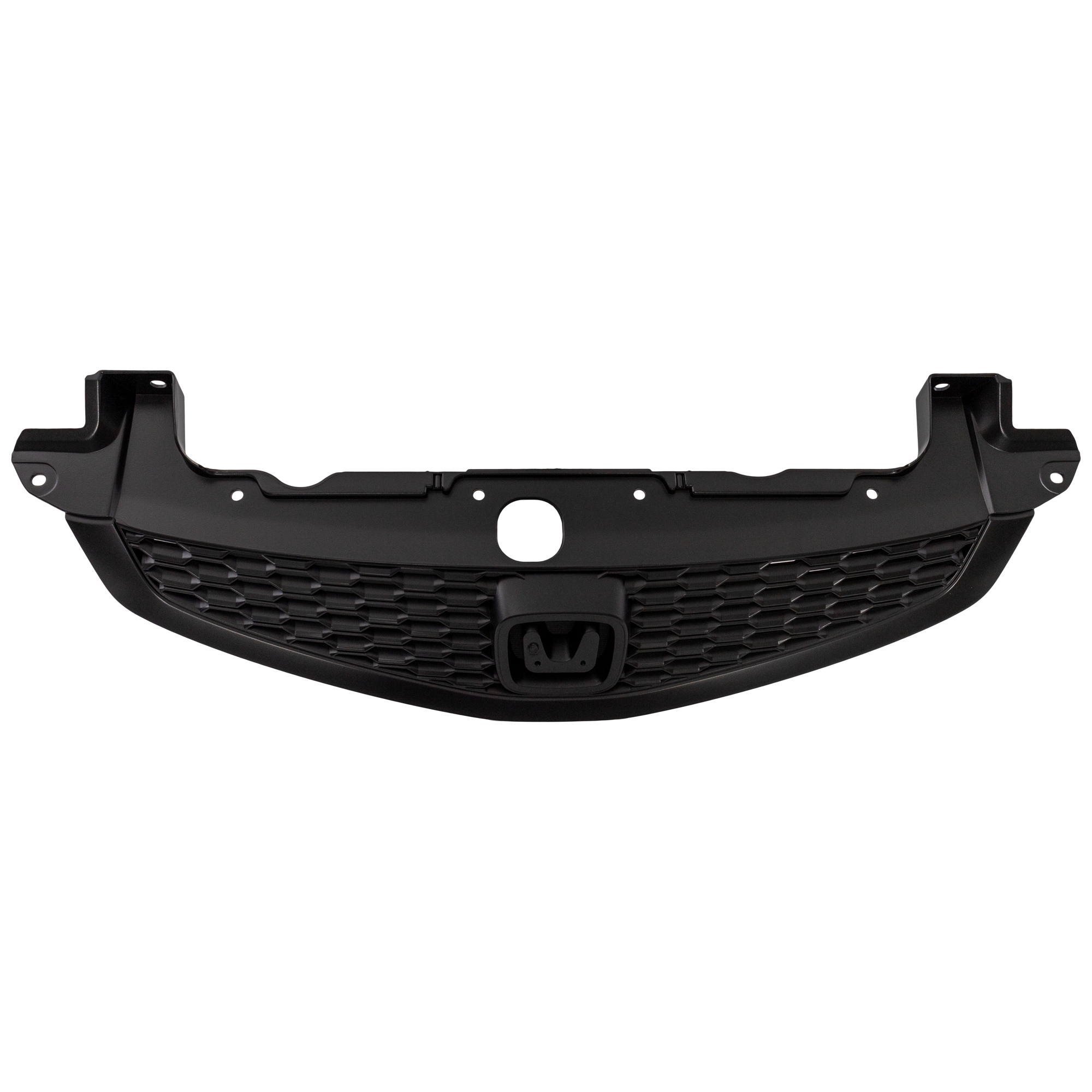 AM CIVIC 12-13 GRILLE Painted Black Shell and Insert Coupe DX EX EX L LX Models SKU REPH070157 Partslink HO1200209 OEM 71121TS8A01