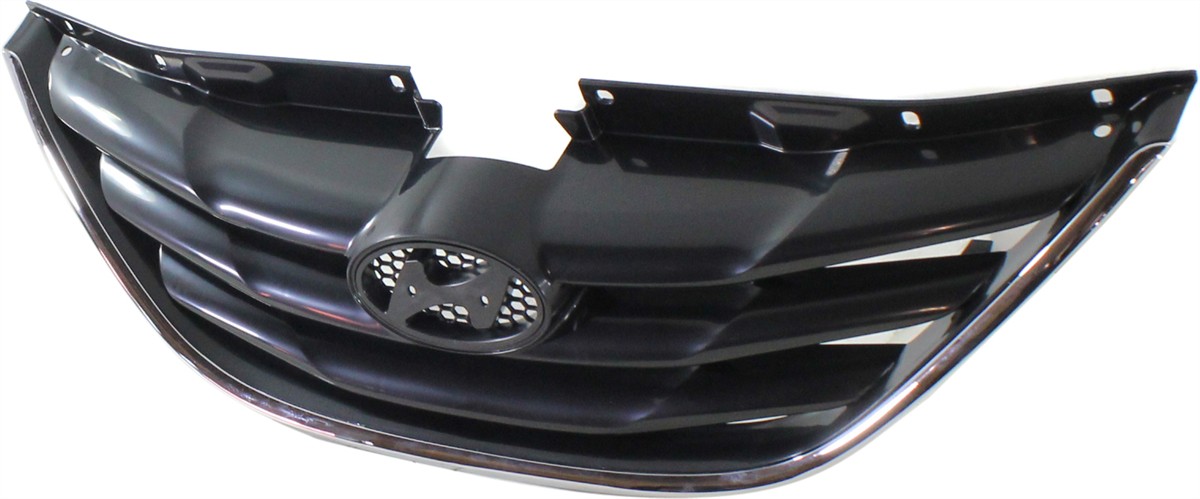 Front Bumper Cover Paintable & Grille Assembly Kit For 2011-2013