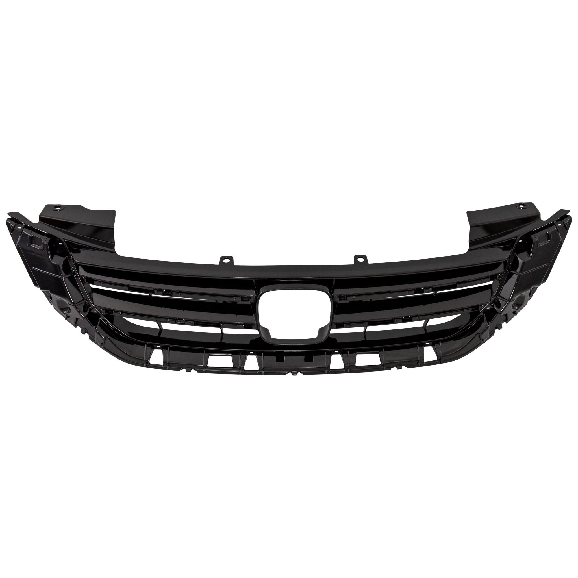 AM ACCORD 13-15 GRILLE Painted Black Shell and Insert 6 Cyl Sedan SKU REPH070166 Partslink HO1200215 OEM 71121T2FA11