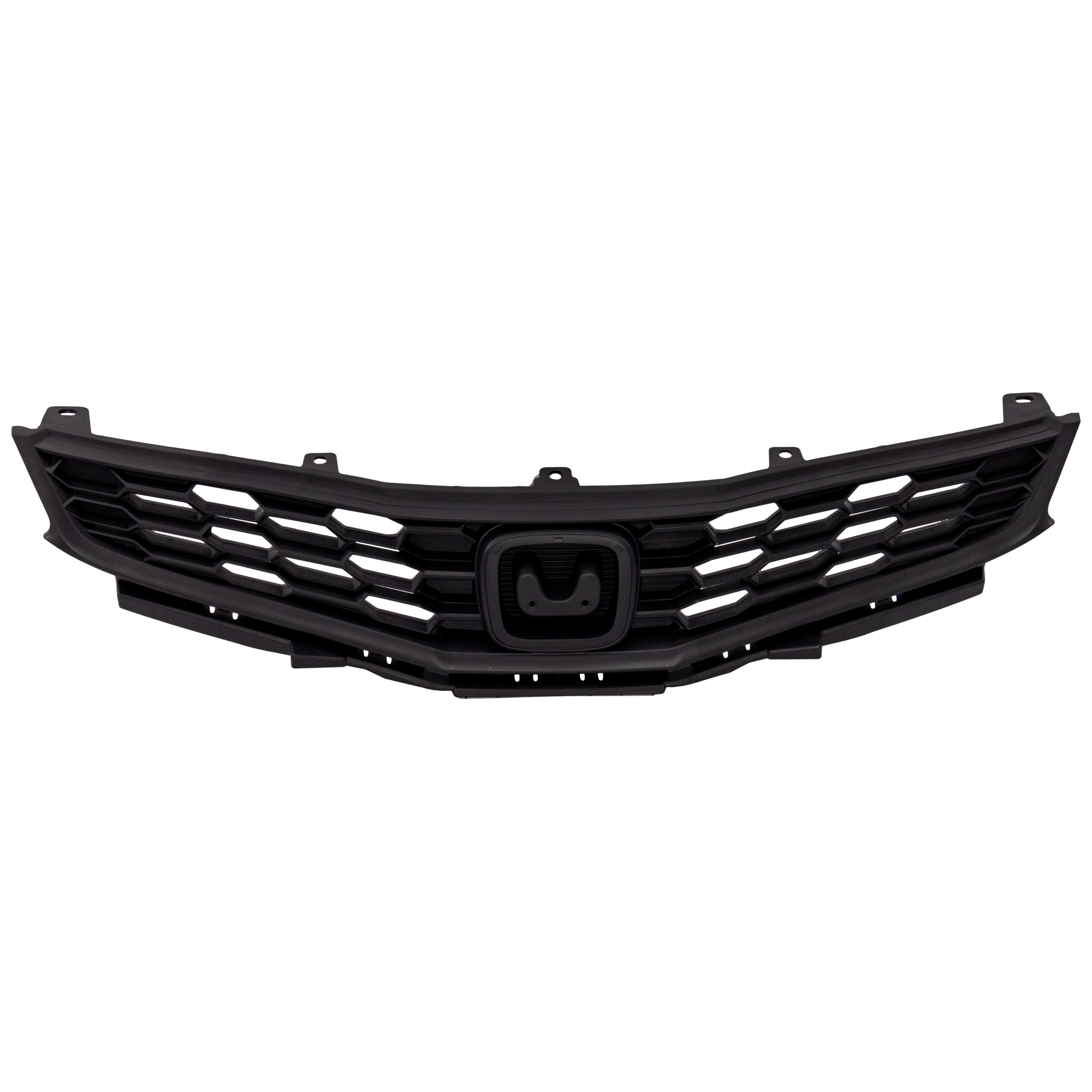 AM FIT 12-14 GRILLE Textured Dark Gray Shell and Insert Sport Model CAPA SKU REPH070176Q Partslink HO1200219C OEM 71121TK6A11