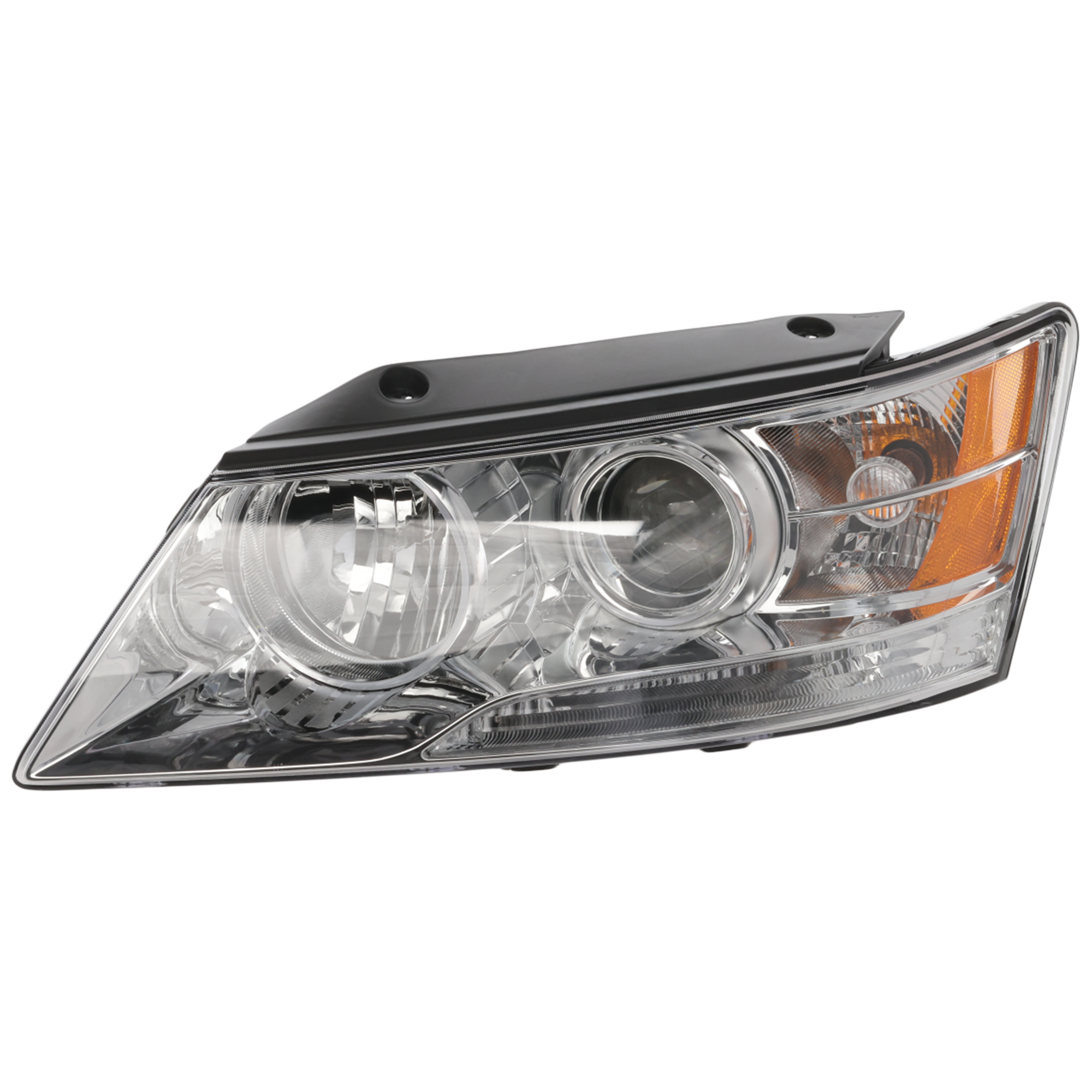 AM SONATA 09-10 HEAD LAMP LH Assembly Halogen CAPA SKU REPH100106Q Partslink HY2502148C OEM 921010A500