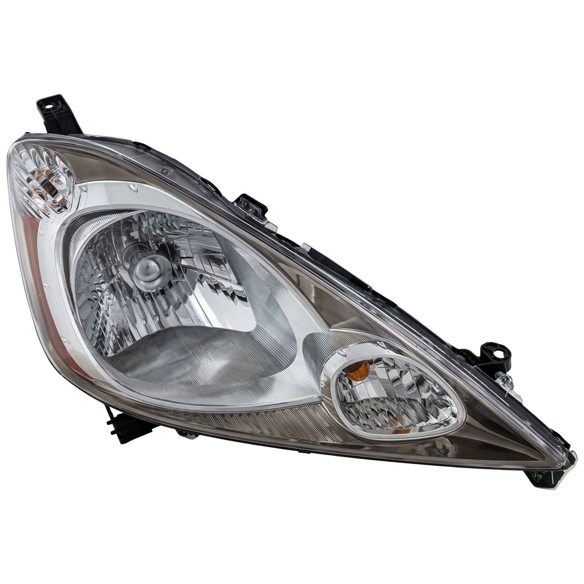 AM FIT 09-11 HEAD LAMP RH Assembly Halogen Tinted Chrome Bezel Sport Model CAPA SKU REPH100109Q Partslink HO2503137C OEM 33100TK6A11