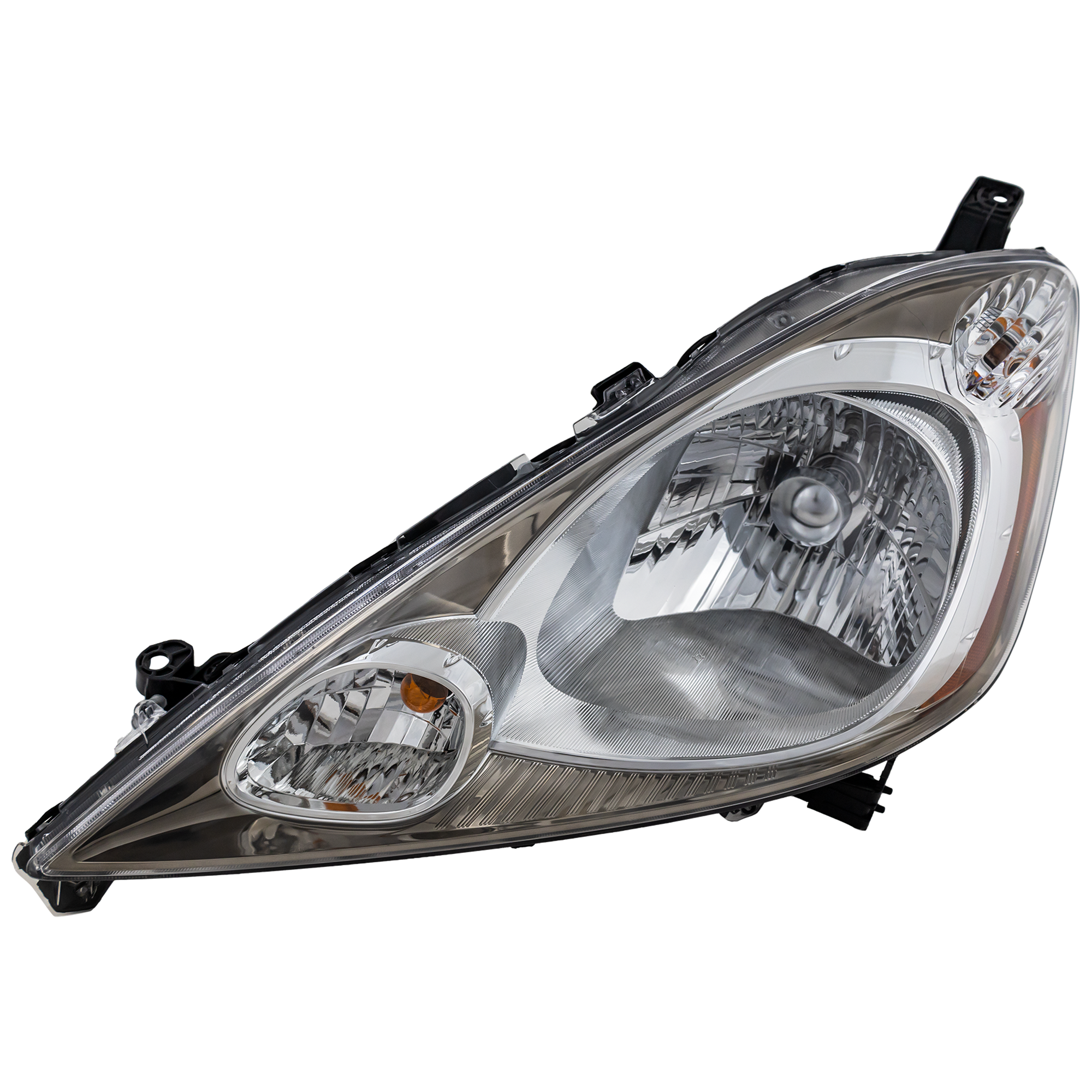 AM FIT 09-11 HEAD LAMP LH Assembly Halogen Tinted Chrome Bezel Sport Model SKU REPH100110 Partslink HO2502137 OEM 33150TK6A11