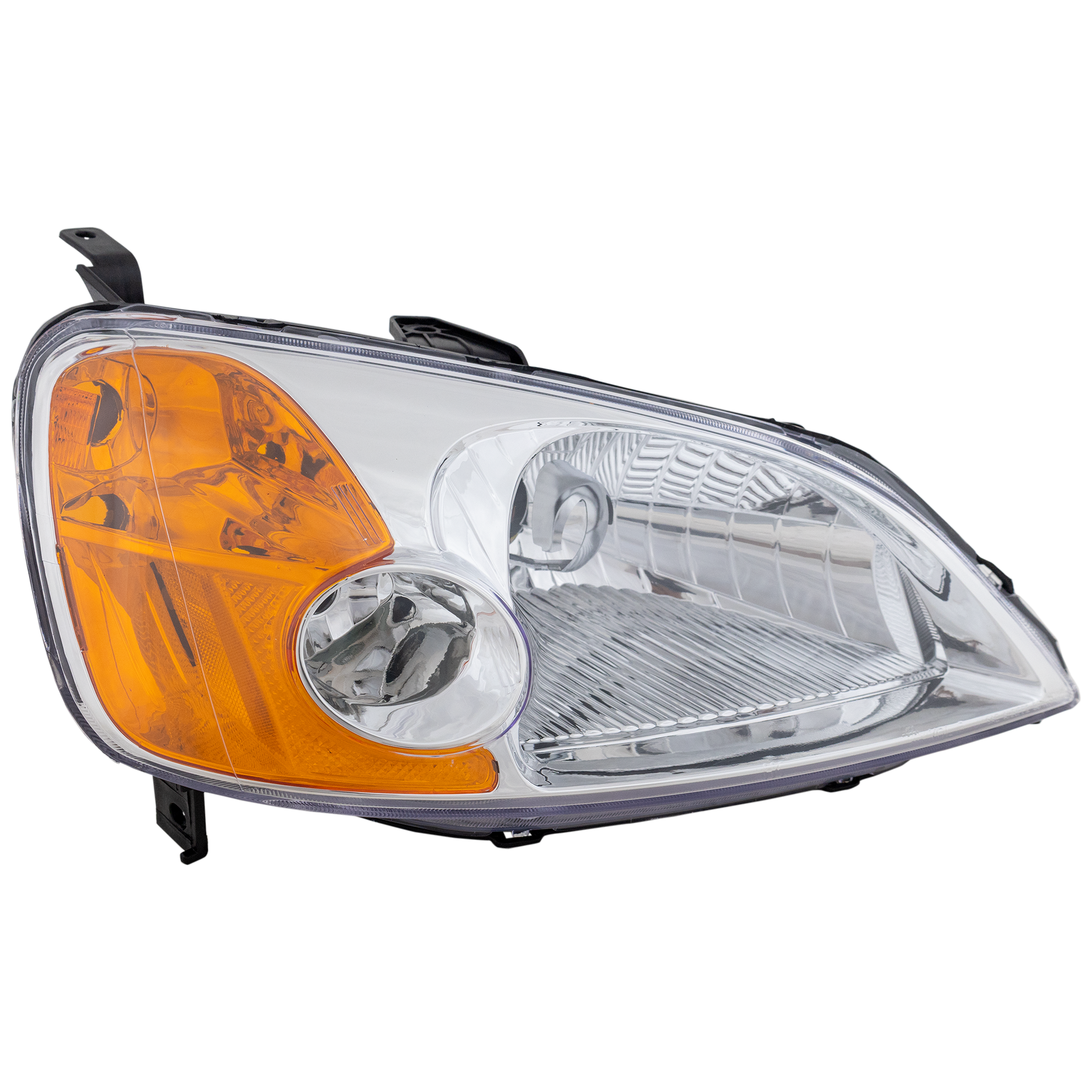 AM CIVIC 01-03 HEAD LAMP RH Lens and Housing Halogen Sedan SKU REPH100129 Partslink HO2503116 OEM 33101S5AA01