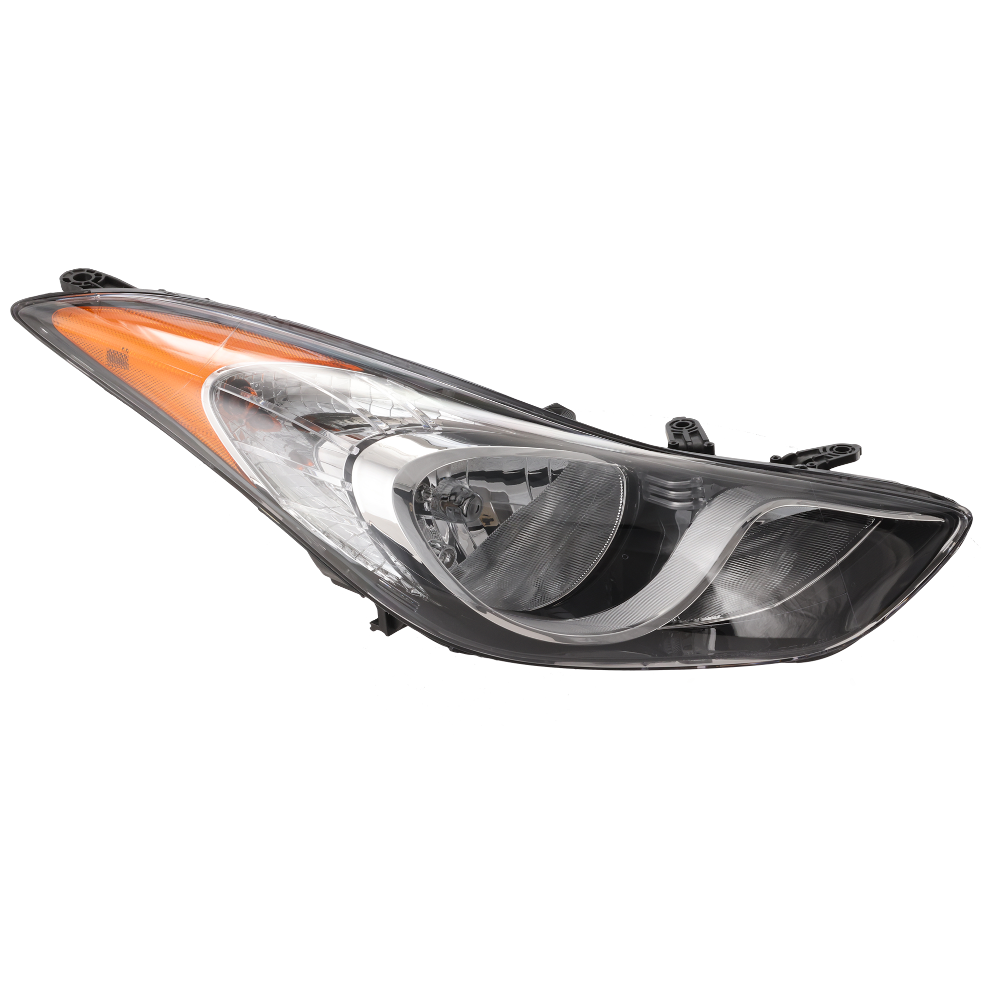 AM ELANTRA 11-13 HEAD LAMP RH Assembly Halogen Sedan USA Built Vehicle CAPA SKU REPH100183Q Partslink HY2503161C OEM 921023Y000