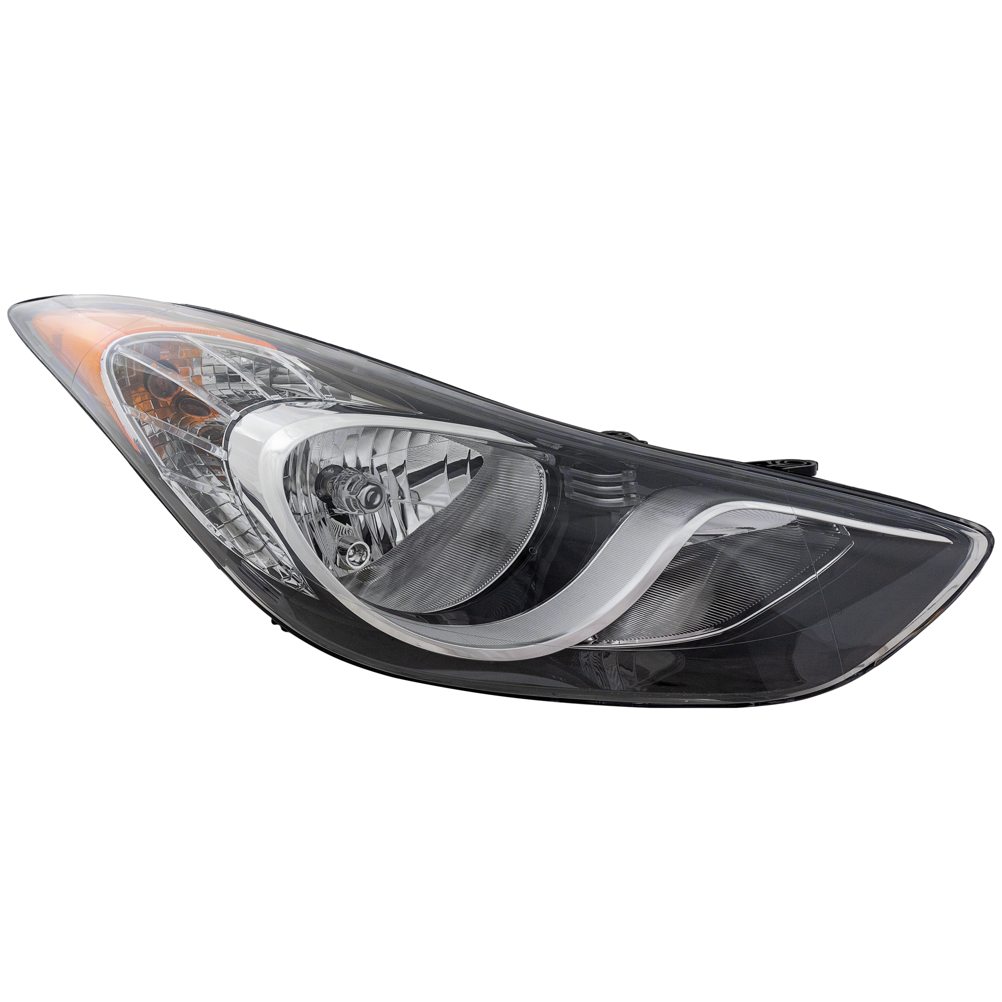 AM ELANTRA 11-13 HEAD LAMP RH Assembly Halogen Sedan USA Built Vehicle SKU REPH100183 Partslink HY2503161 OEM 921023Y000
