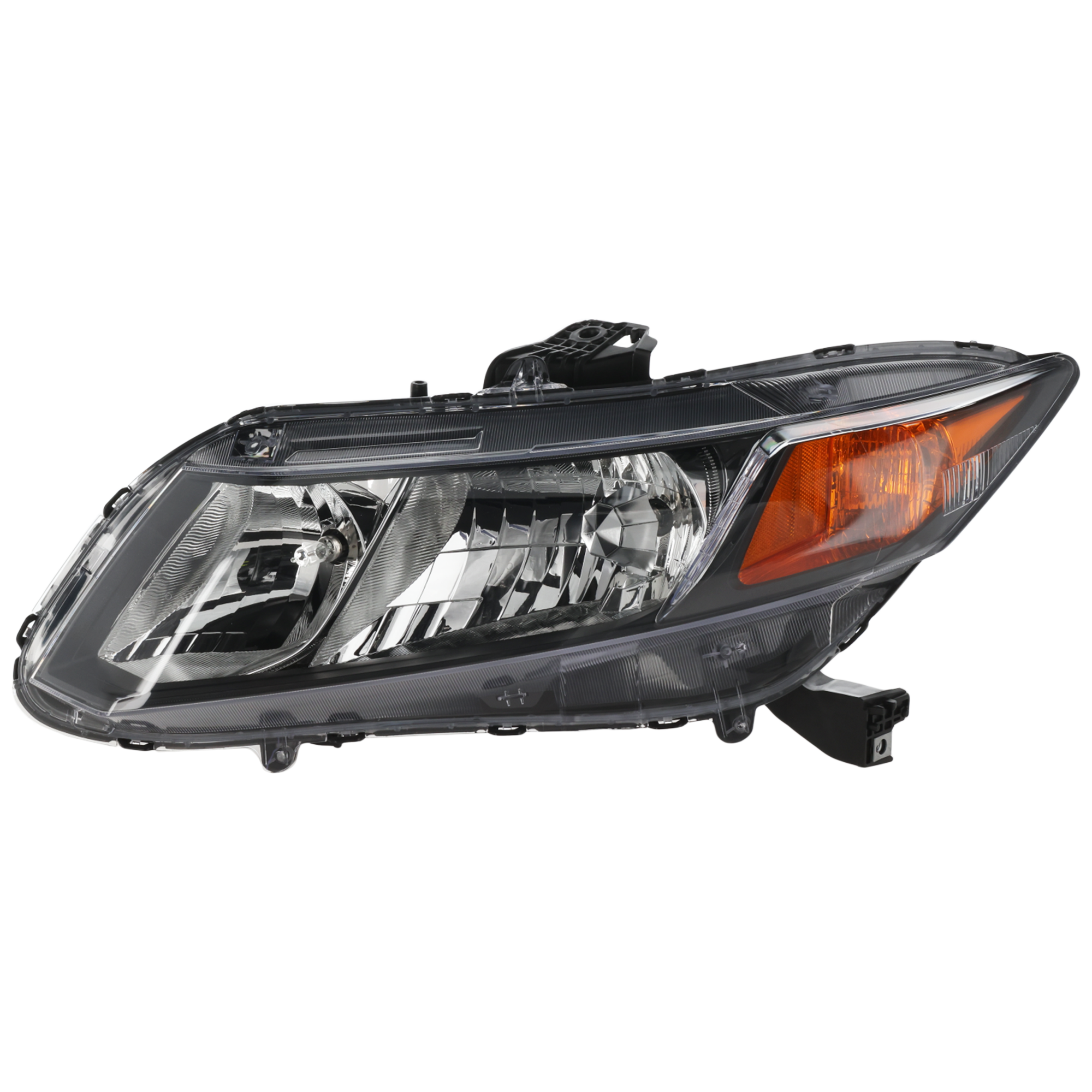 AM CIVIC 12-12 HEAD LAMP LH Assembly Halogen Exc. Hybrid Model Coupe Sedan SKU REPH100198 Partslink HO2502144 OEM 33150TR0A01