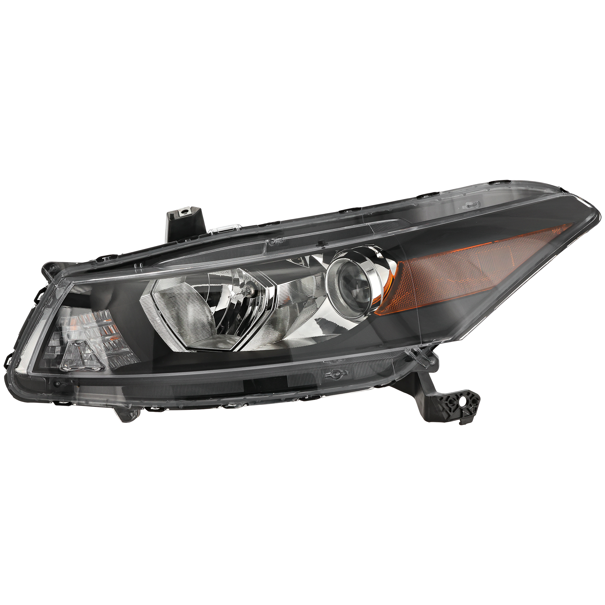 AM ACCORD 08-12 HEAD LAMP LH Assembly Halogen Raised Contour Turn Signal Coupe SKU REPH100308 Partslink HO2502141 HO2502135 OEM 33150TE0A11-33150TE0A01