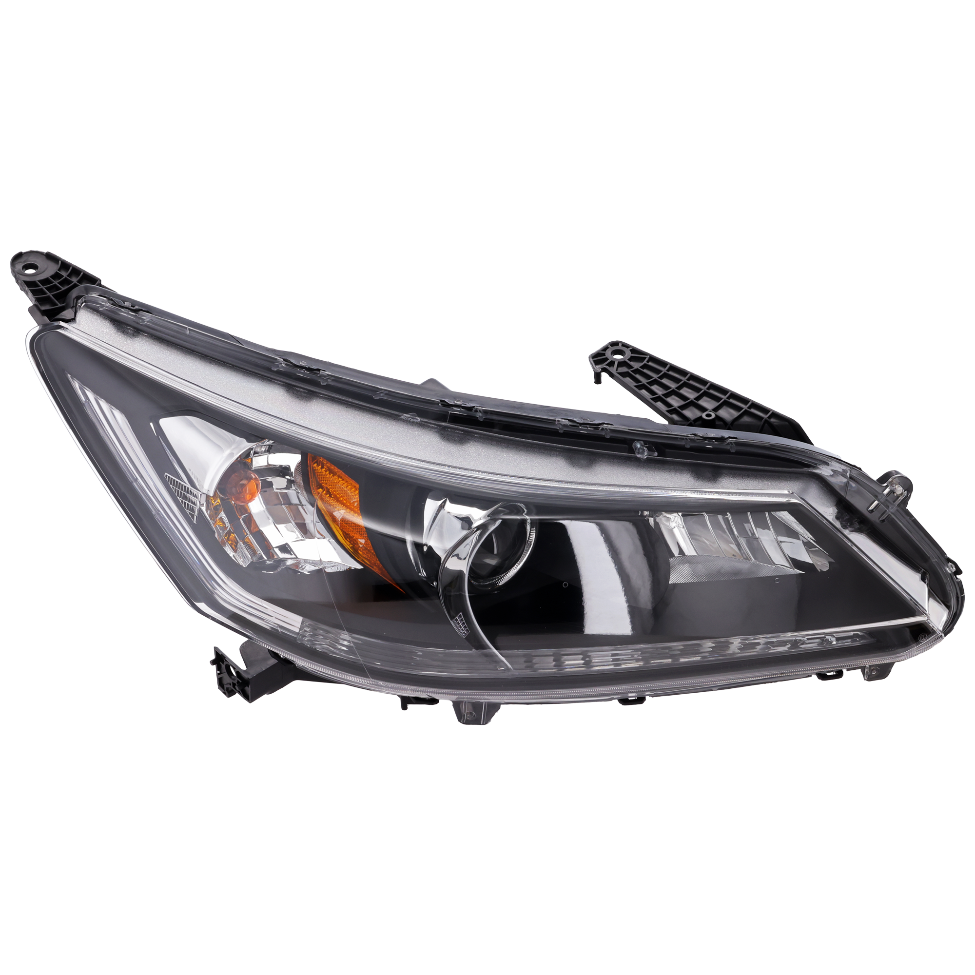 AM ACCORD 13-15 HEAD LAMP RH Assembly Halogen 4 Cyl EX EX L LX Sport Models Sedan CAPA SKU REPH100321Q Partslink HO2503151C OEM 33100T2AA01