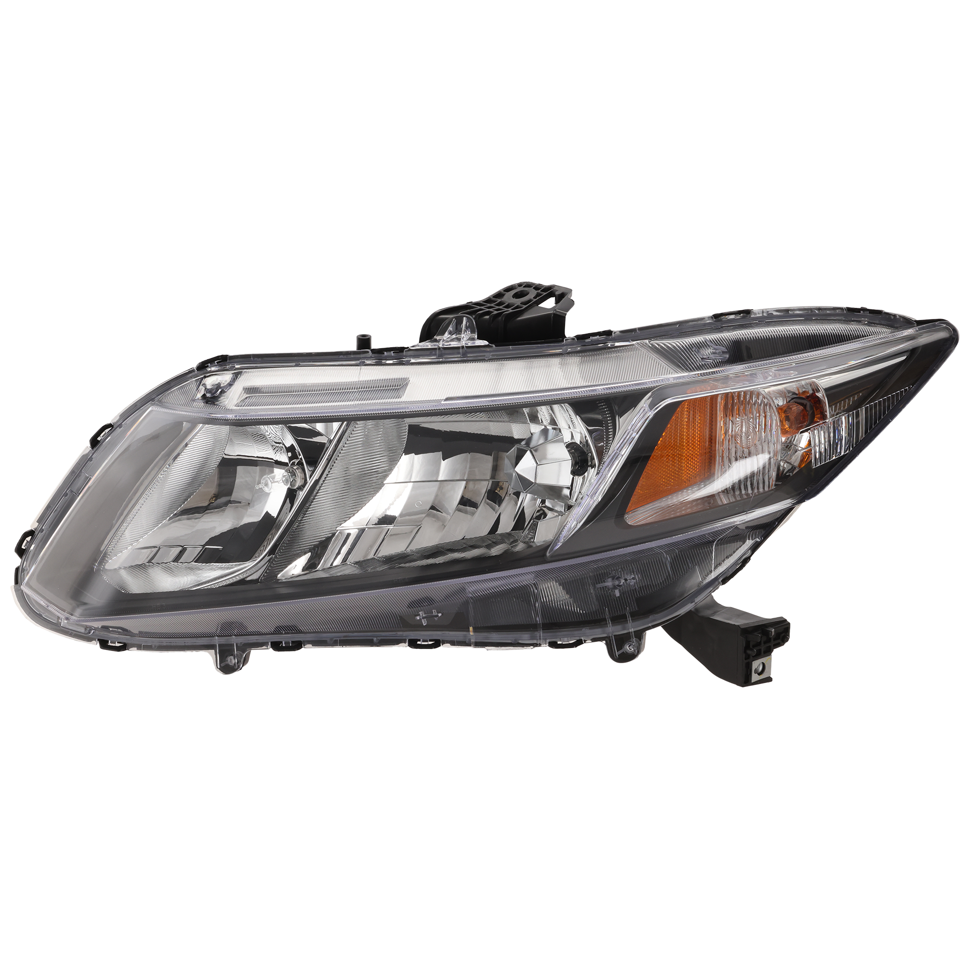 AM CIVIC 13-15 HEAD LAMP LH Assembly Halogen Coupe 13-13 Sedan CAPA SKU REPH100324Q Partslink HO2502150C OEM 33150TR0A51