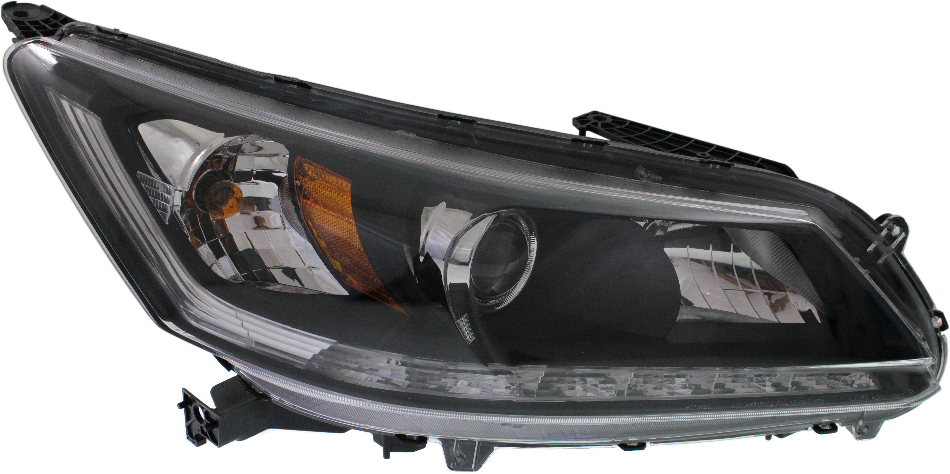 AM ACCORD 13-15 HEAD LAMP RH Assembly Halogen 6 Cyl 3.5L Engine EX L Touring Models Sedan SKU REPH100327 Partslink HO2503156 OEM 33100T2AA21-33100T2AA11