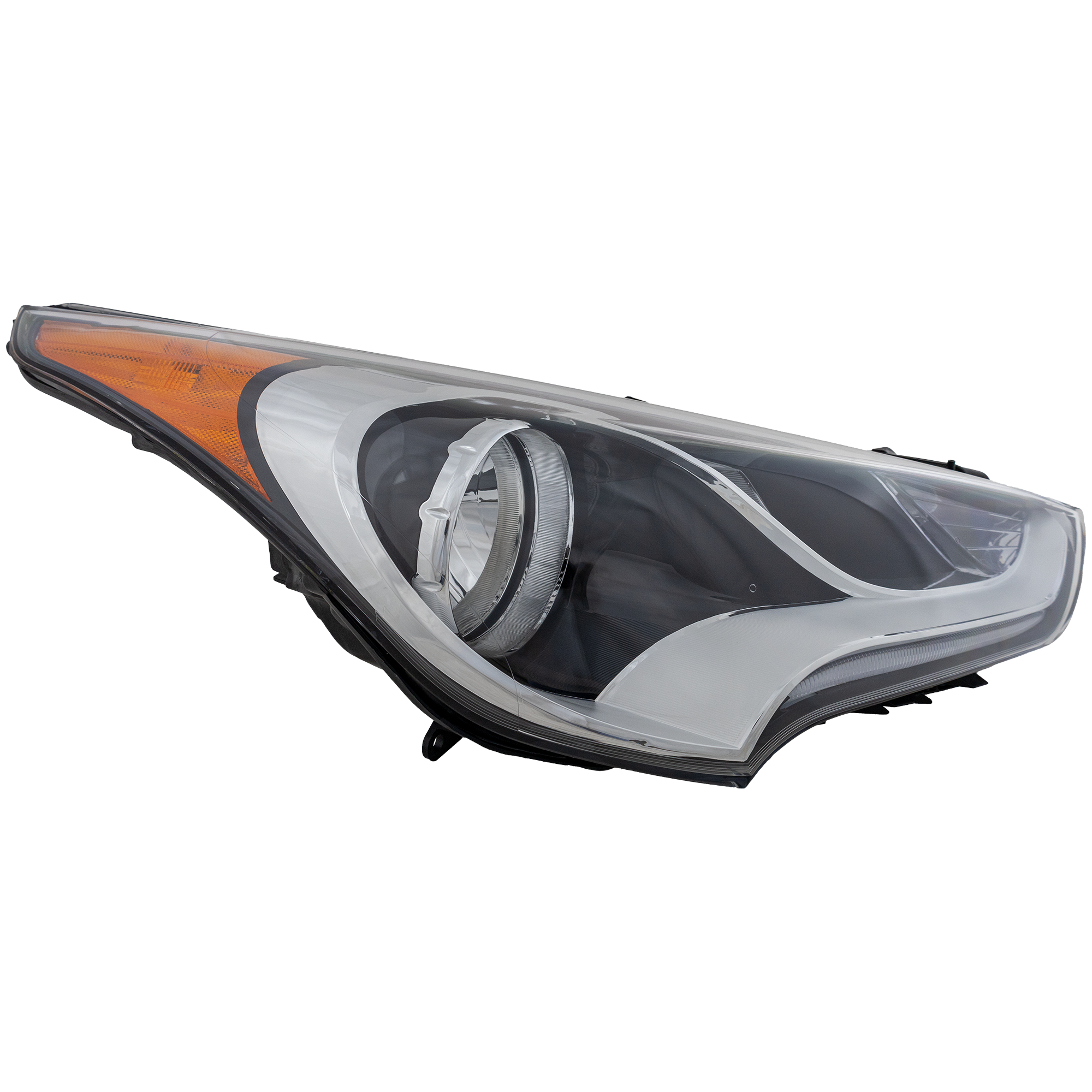 AM VELOSTER 12-17 HEAD LAMP RH Assembly Standard Type SKU REPH100335 Partslink HY2503168 OEM 921022V000