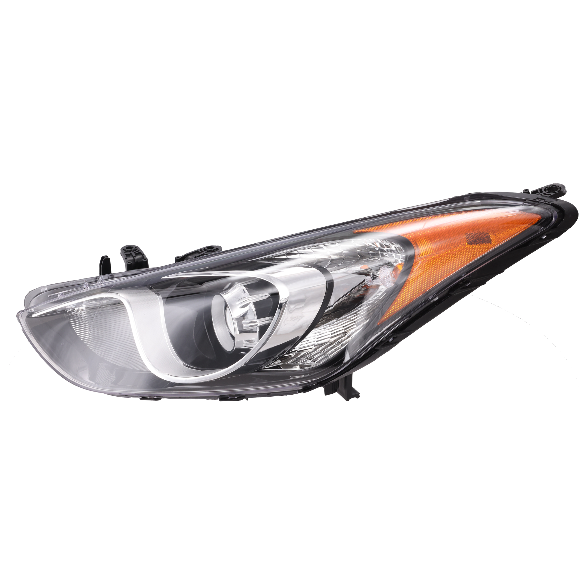 AM ELANTRA GT 13-17 HEAD LAMP LH Assembly Halogen SKU REPH100340 Partslink HY2502173 OEM 92101A5050