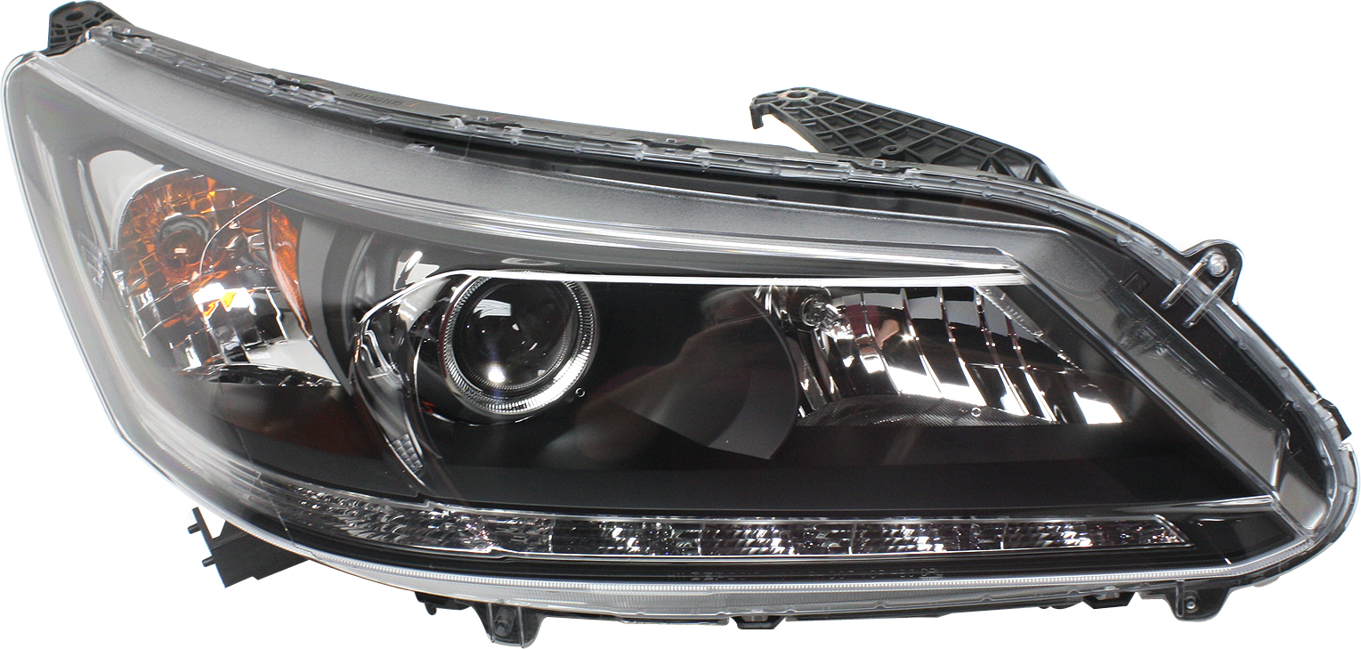 AM ACCORD 14-15 HEAD LAMP RH Assembly Halogen 6 Cyl. Exc. Touring Models CAPA SKU REPH100351Q Partslink HO2503156C OEM 33100T2AA21-33100T2AA11