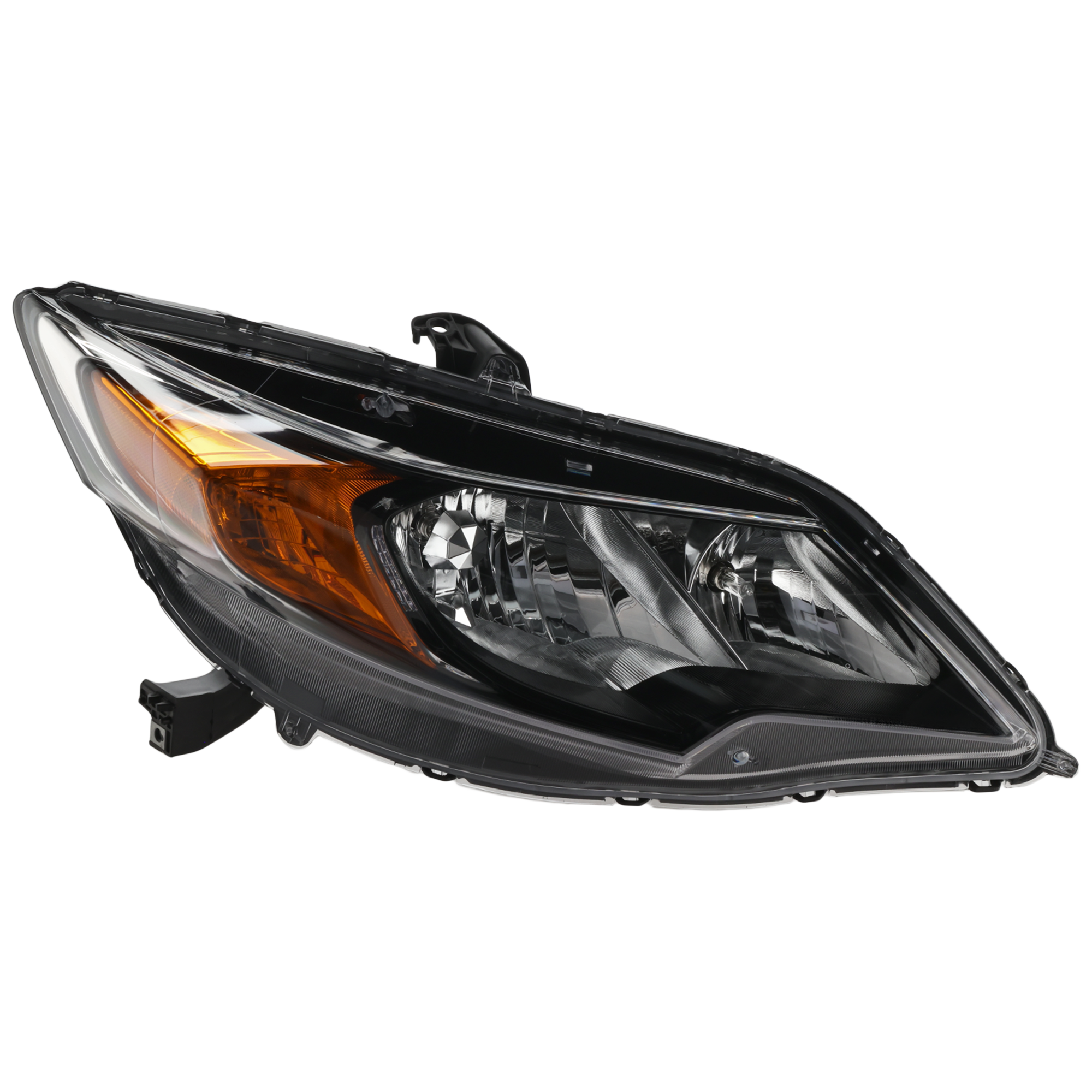 AM CIVIC 14-15 HEAD LAMP RH Assembly Halogen Coupe CAPA SKU REPH100353Q Partslink HO2503163C OEM 33100TS8A51