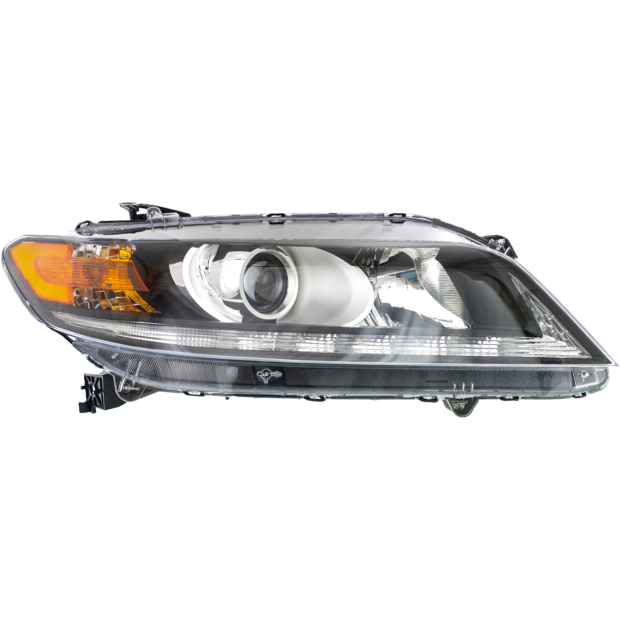 AM ACCORD 13-15 HEAD LAMP RH Assembly Halogen 6 Cyl Coupe CAPA SKU REPH100361Q Partslink HO2503153C OEM 33100T3LA01