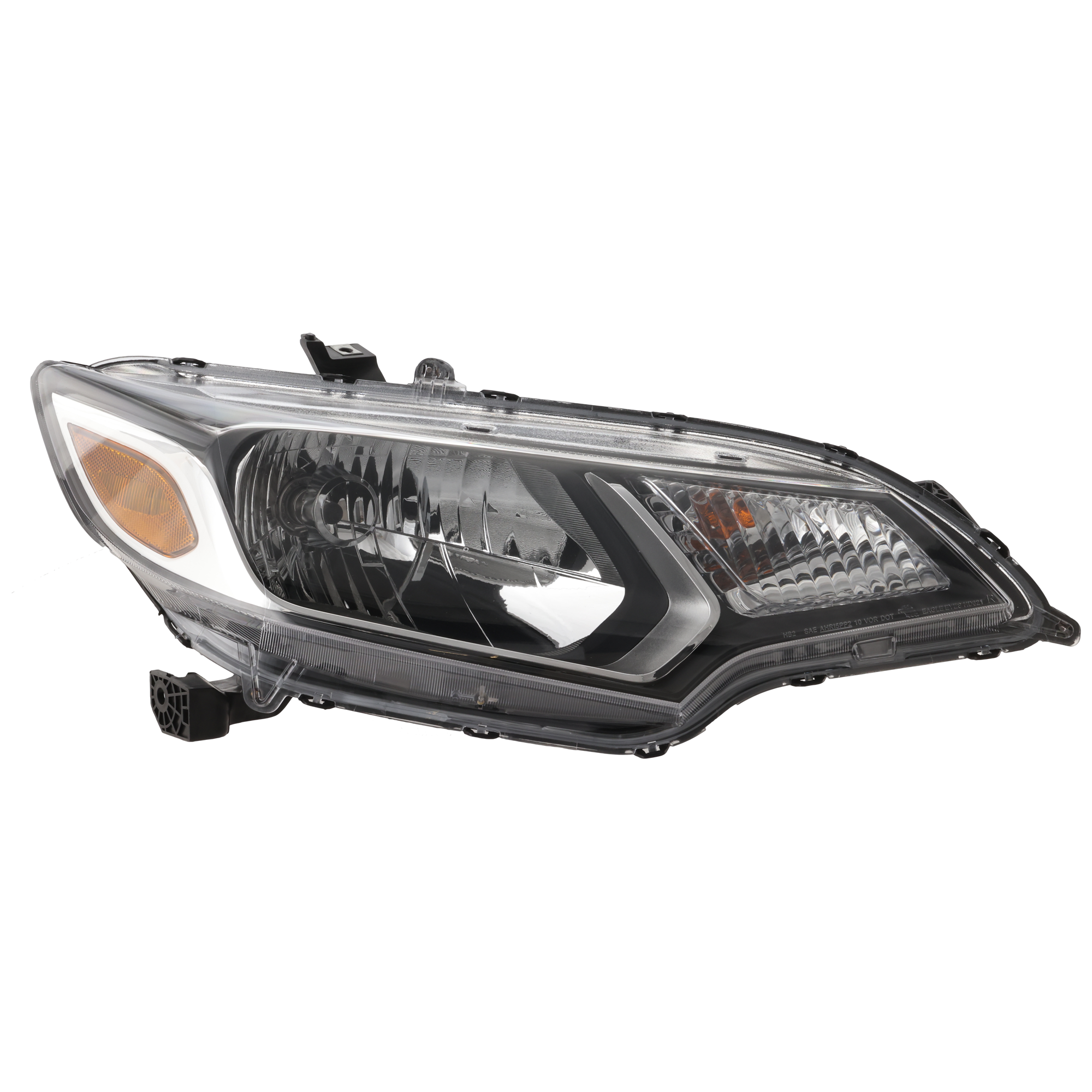 AM FIT 15-17 HEAD LAMP RH Assembly Halogen Mexico Built SKU REPH100363 Partslink HO2503160 OEM 33100T5AA01