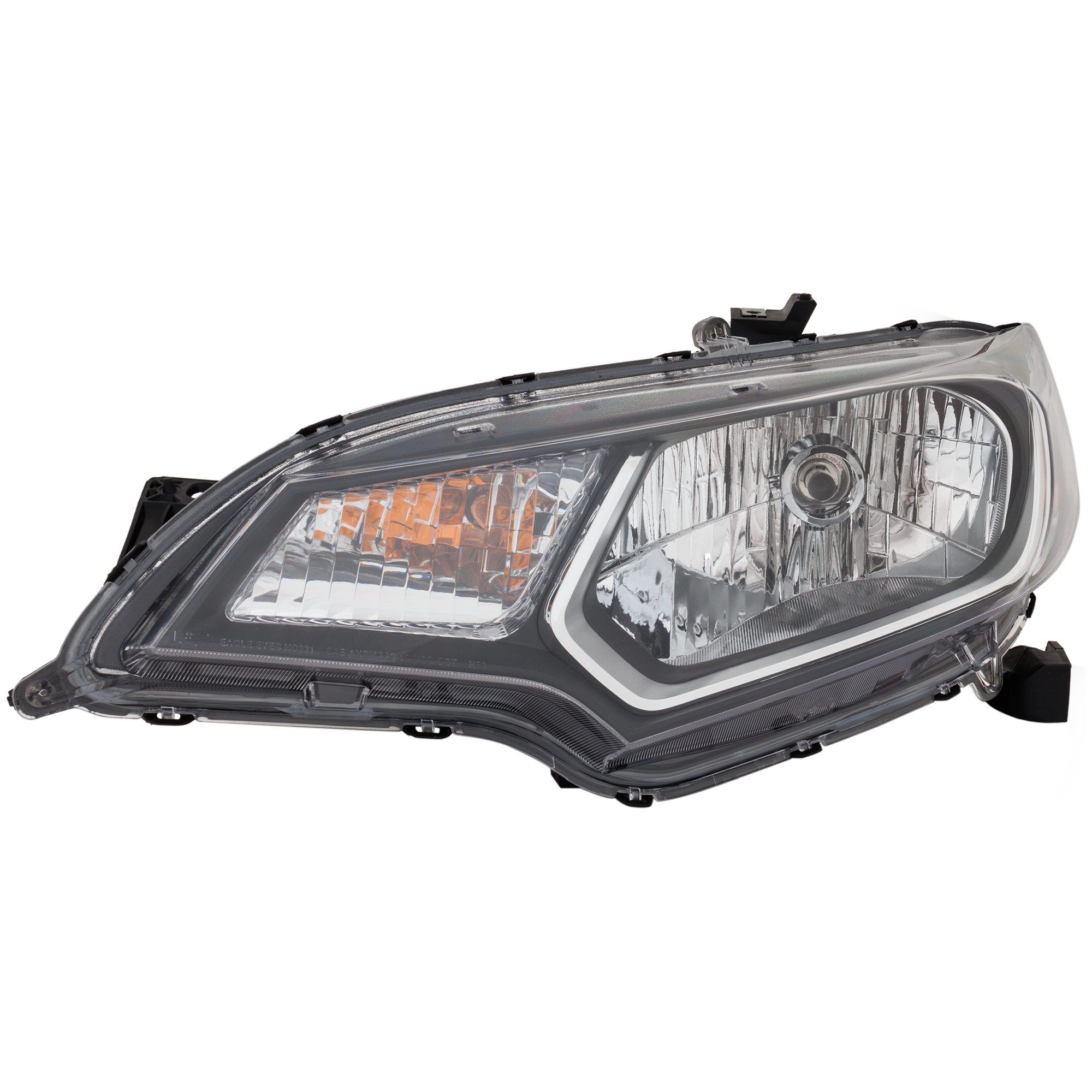 AM FIT 15-17 HEAD LAMP LH Assembly Halogen Mexico Built SKU REPH100364 Partslink HO2502160 OEM 33150T5AA01