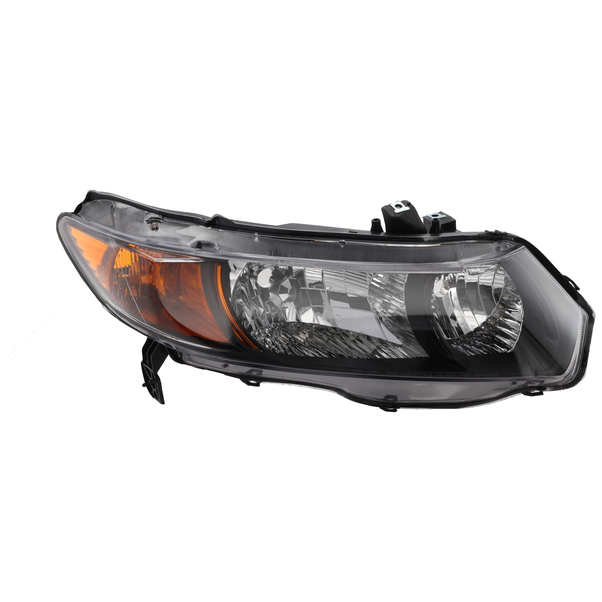 AM CIVIC 06-07 HEAD LAMP RH Lens and Housing Halogen Auto 5 Speed Manual Trans Coupe SKU REPH100381 Partslink HO2519111 OEM 33101SVAA02