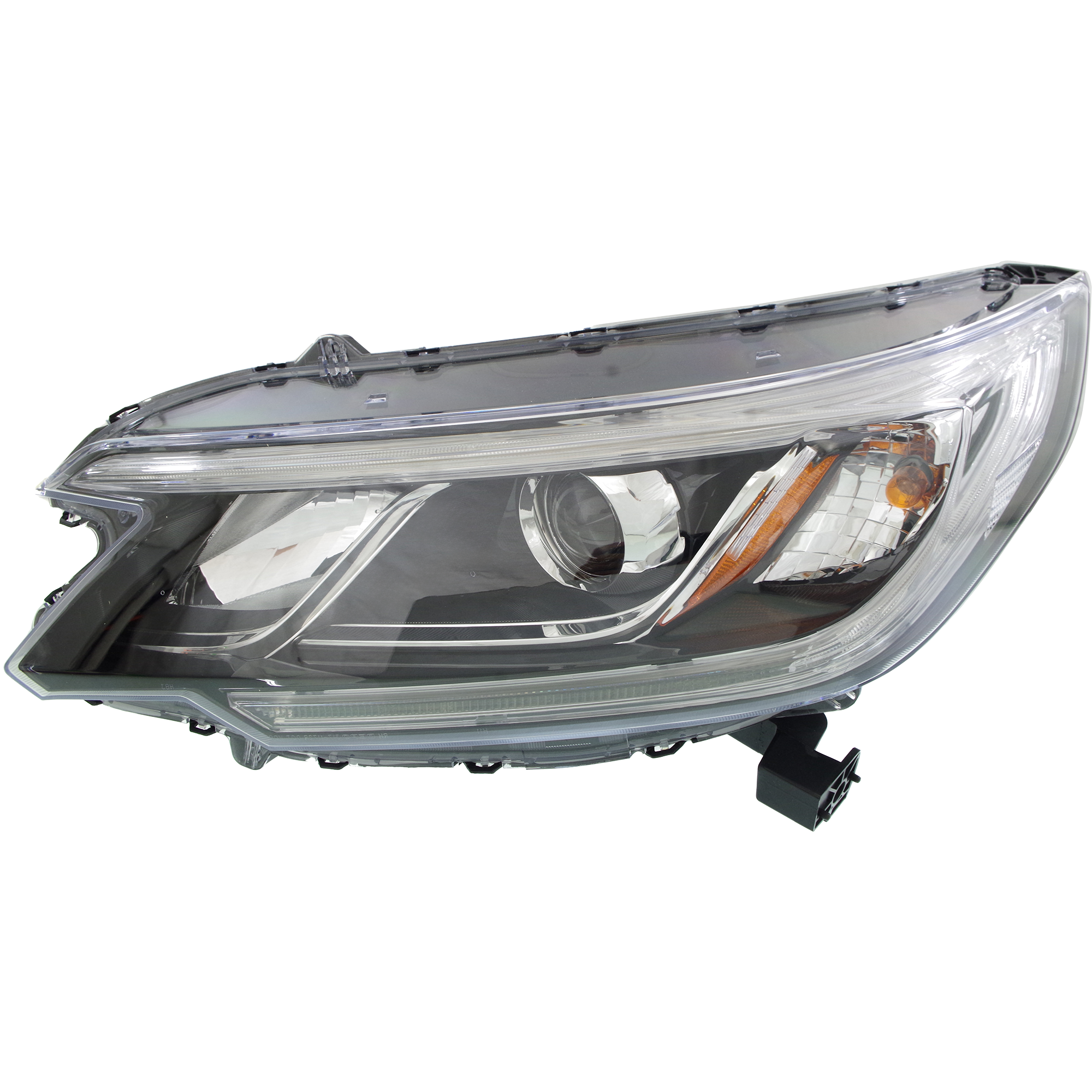 AM CR V 15-16 HEAD LAMP LH Assembly Halogen Touring Model SKU REPH100386 Partslink HO2502170 OEM 33150T1WA21