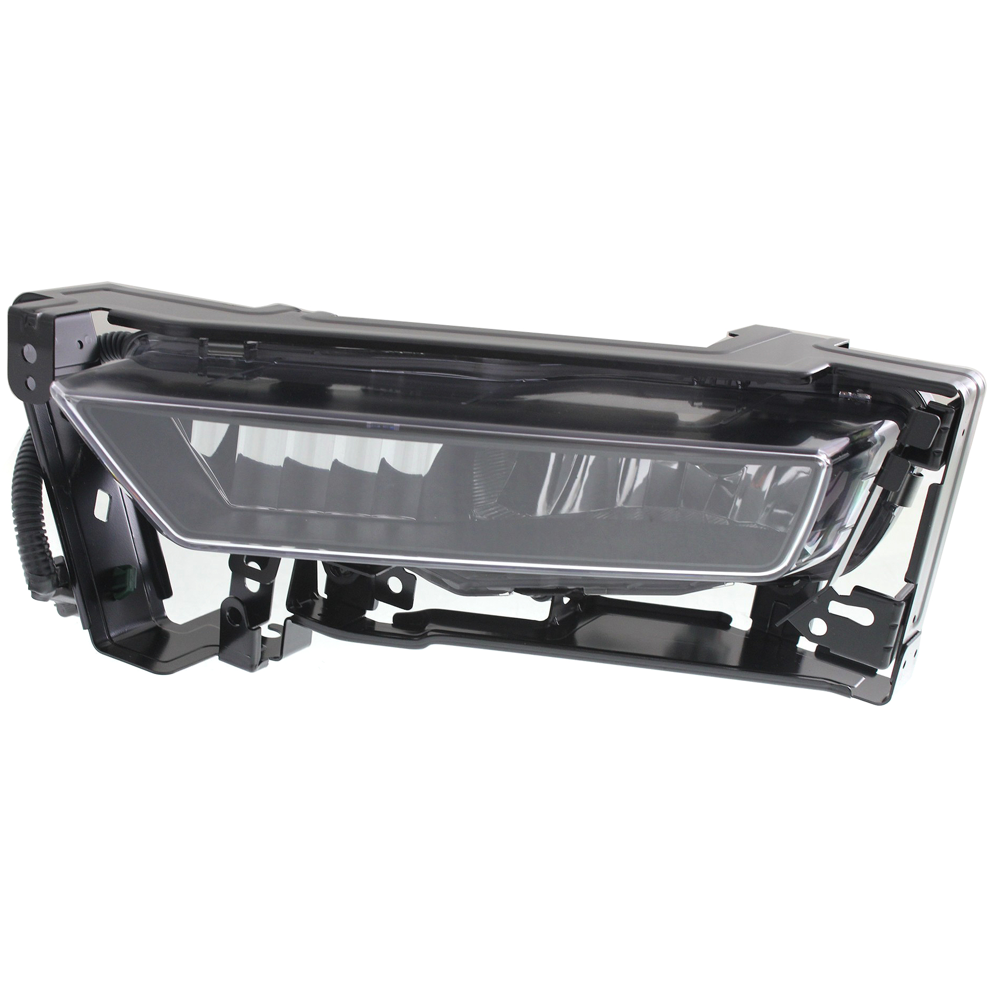 AM ACCORD 13-15 FRONT FOG LAMP LH Assembly w Black Bezel Border Exc. Hybrid Model Sedan SKU REPH107582 Partslink HO2592138 HO2592132 OEM 33950T2AA11-33950T2AA01
