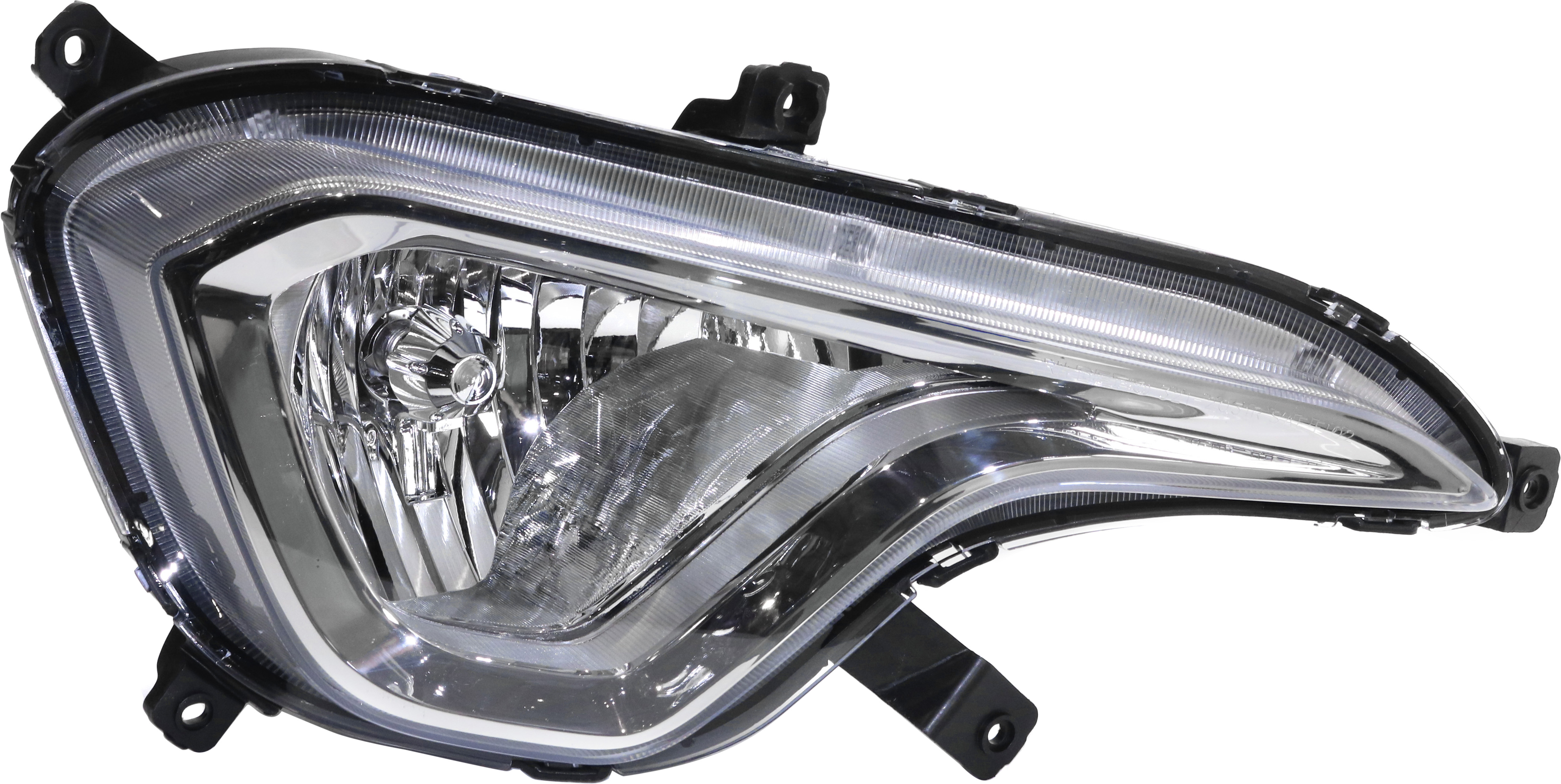 AM SANTA FE 13-16 FRONT FOG LAMP RH Assembly CAPA SKU REPH107585Q Partslink HY2593144C OEM 92202B8030