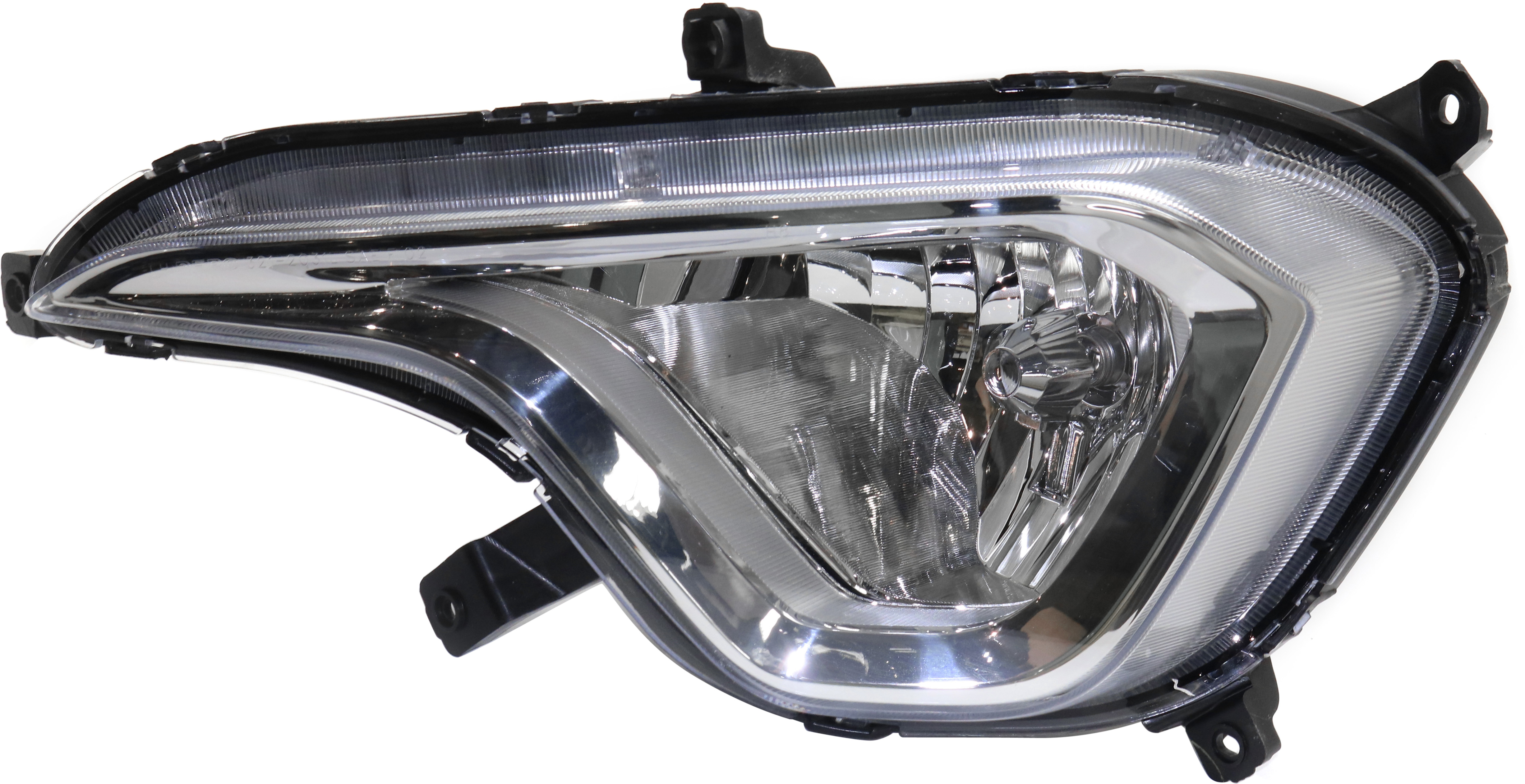 AM SANTA FE 13-16 FRONT FOG LAMP LH Assembly CAPA SKU REPH107586Q Partslink HY2592144C OEM 92201B8030