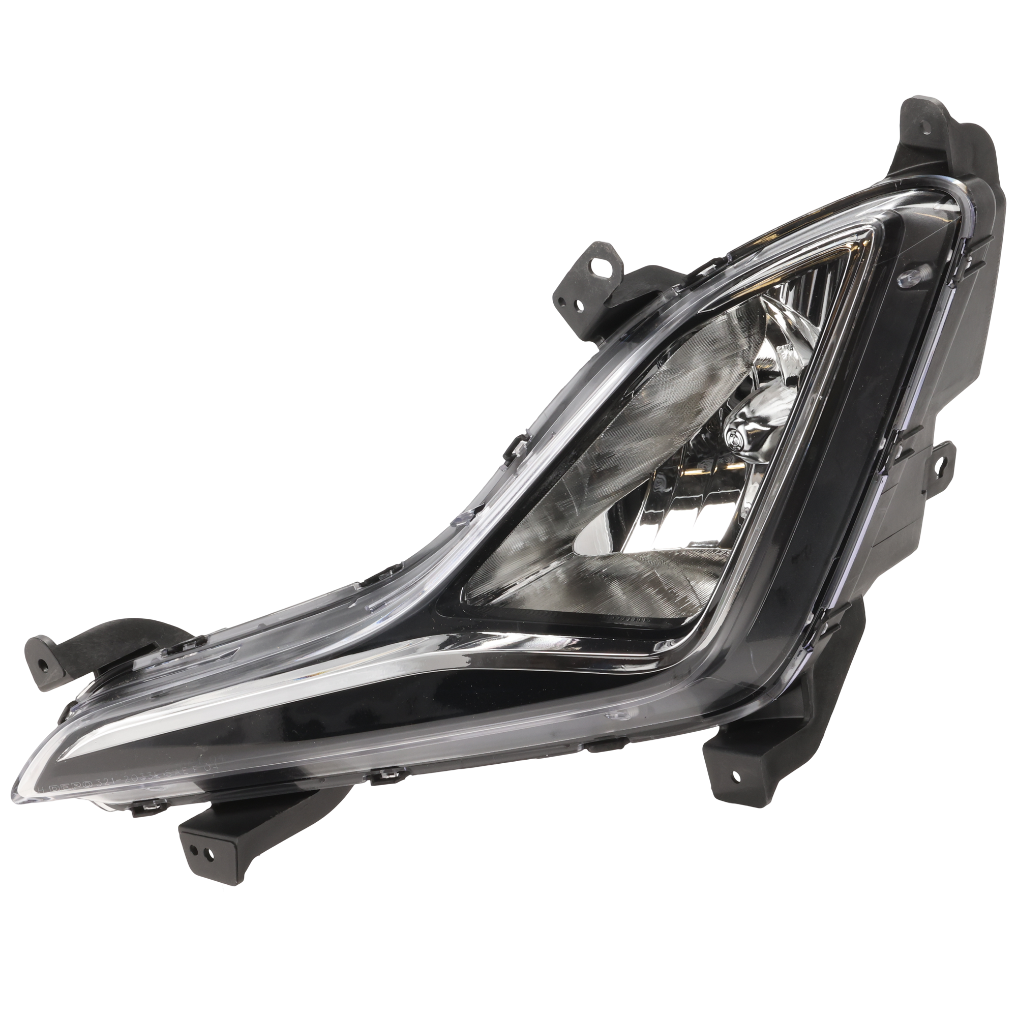 AM ELANTRA 14-16 FRONT FOG LAMP LH Assembly Sedan CAPA SKU REPH107592Q Partslink HY2592146C OEM 922013X210
