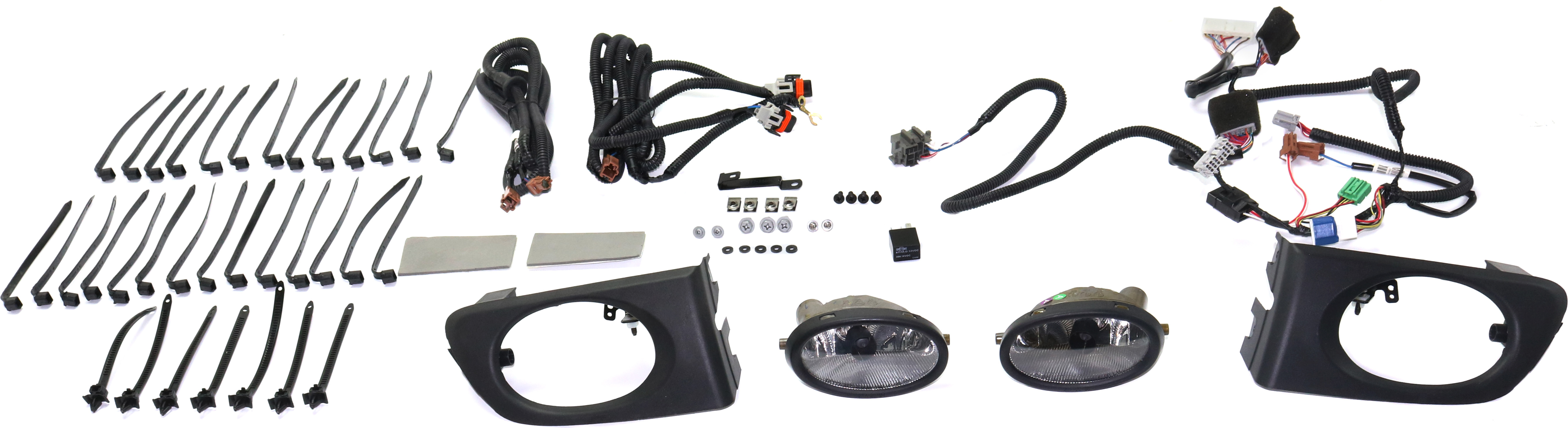 AM CIVIC 03-03 FRONT FOG LAMP RH AND LH Assembly DX HX Models Coupe SKU REPH107901 Partslink HO2590118 OEM 08V31S5D103