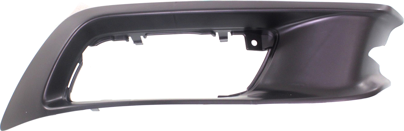 AM CIVIC 12-12 FRONT FOG LAMP MOLDING RH Textured Black Factory Installed Exc. Hybrid Model Sedan SKU REPH108609 Partslink HO1039106 OEM 71106TR7A01ZD