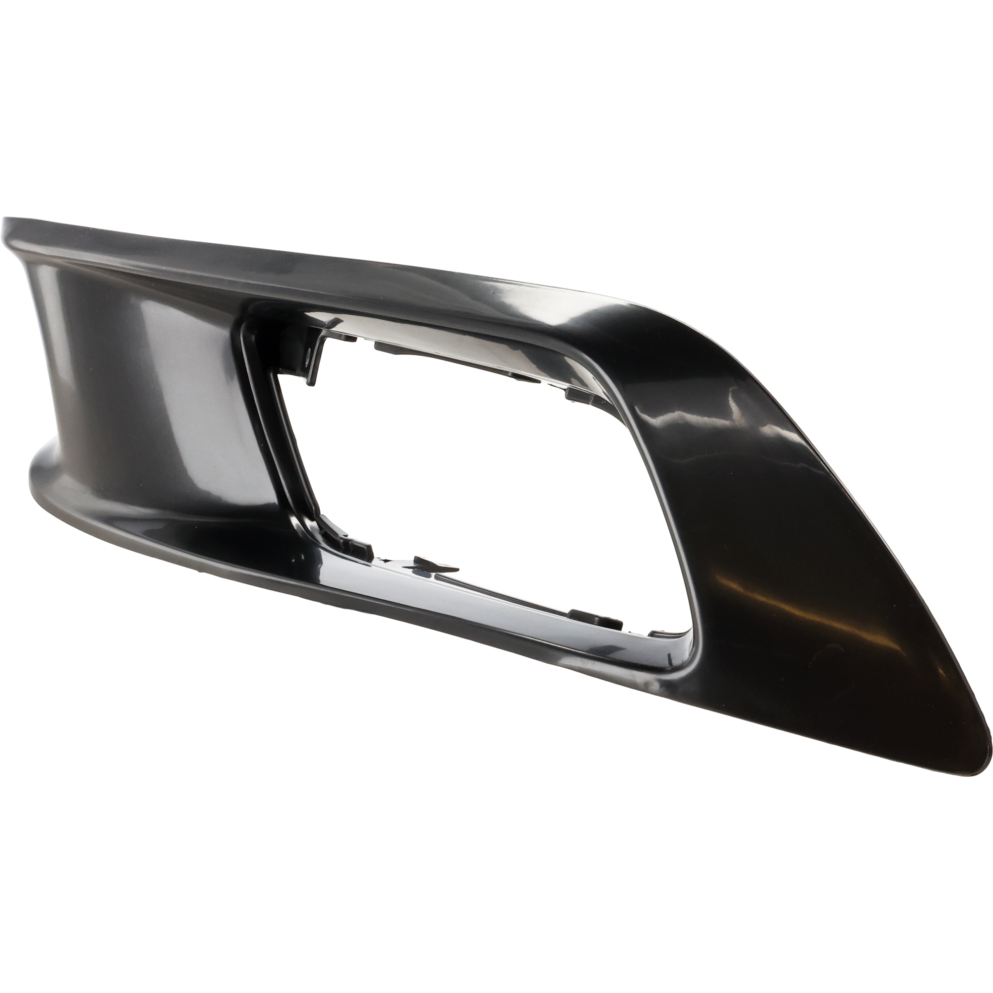 AM CIVIC 12-12 FRONT FOG LAMP MOLDING LH Textured Black Factory Installed Exc. Hybrid Model Sedan SKU REPH108610 Partslink HO1038106 OEM 71107TR7A01ZD