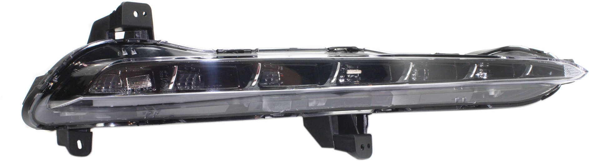 AM SONATA 15-17 DRIVING LAMP RH Assembly Daytime Running Light LED Exc. Hybrid Model SKU REPH111501 Partslink HY2563100 OEM 92208C1000