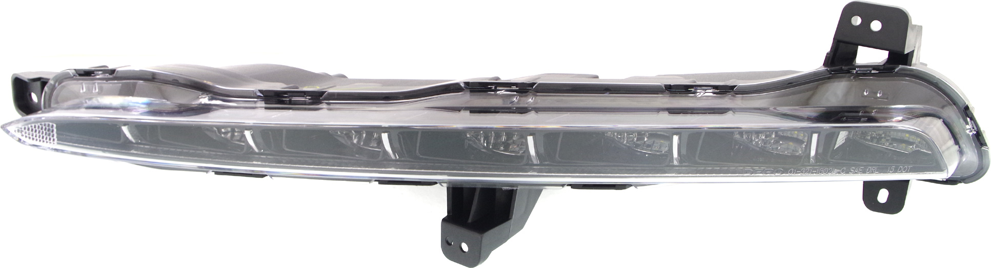 AM SONATA 15-17 DRIVING LAMP LH Assembly Daytime Running Light LED Exc. Hybrid Model CAPA SKU REPH111502Q Partslink HY2562100C OEM 92207C1000