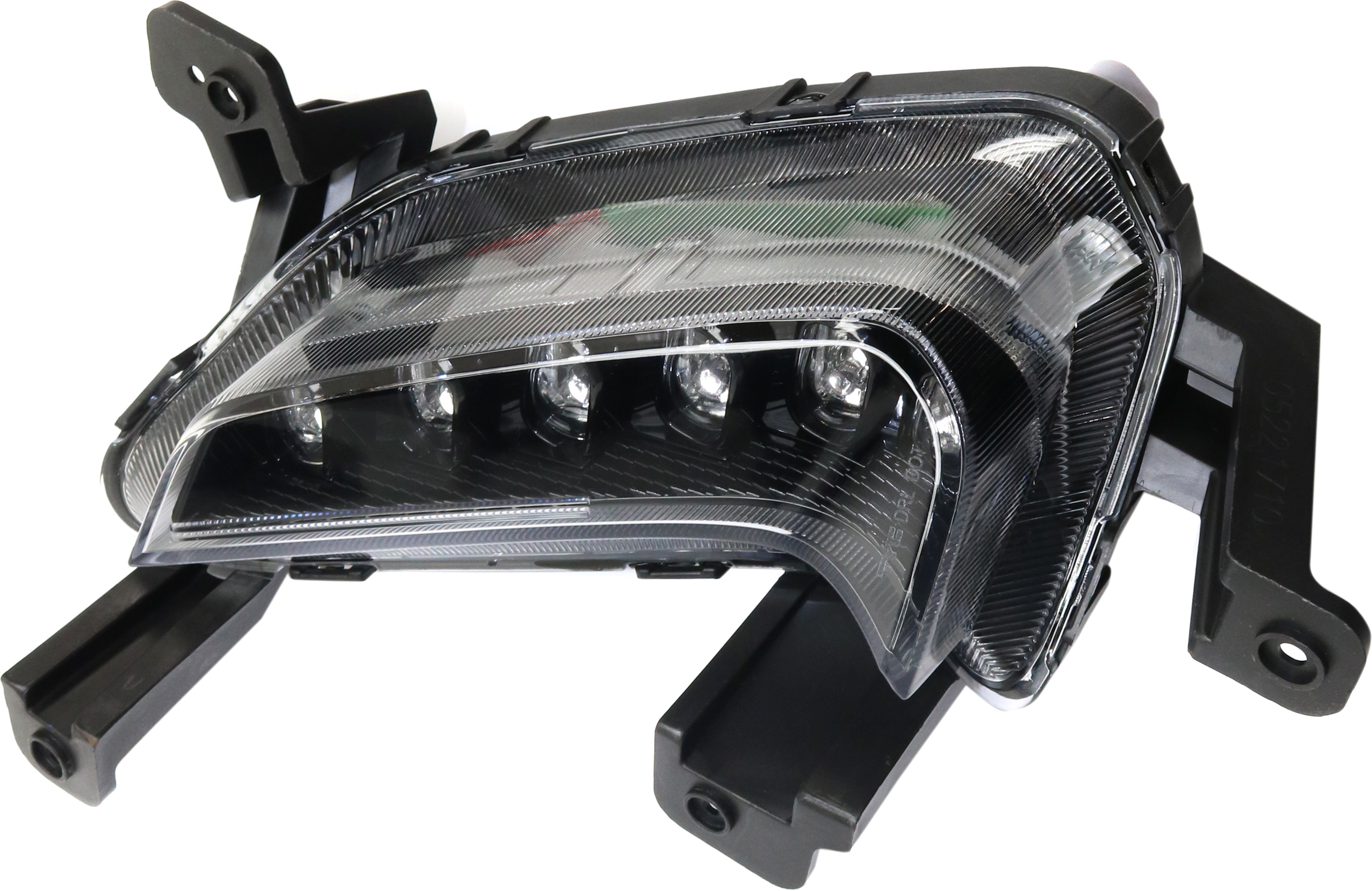 AM ELANTRA 17-18 DRIVING LAMP LH Assembly Daytime Running Light Exc. Sport Model CAPA SKU REPH111504Q Partslink HY2562103C OEM 92207F2100