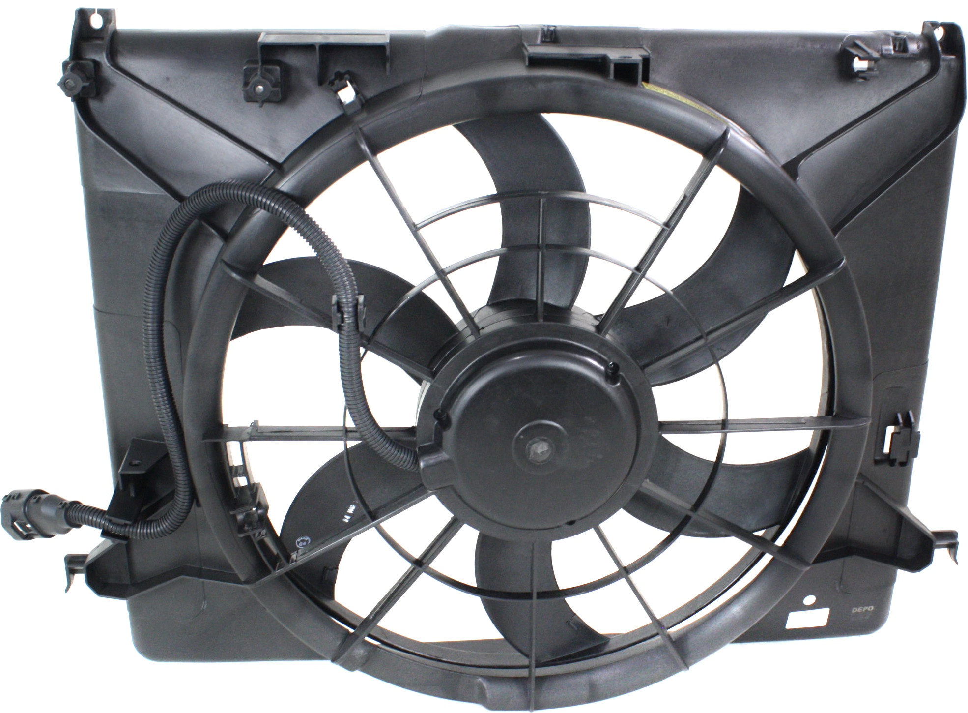 AM GENESIS 09-14 RADIATOR FAN ASSEMBLY 3.8L Eng Sedan SKU REPH160956 Partslink HY3115126 OEM 253803M250