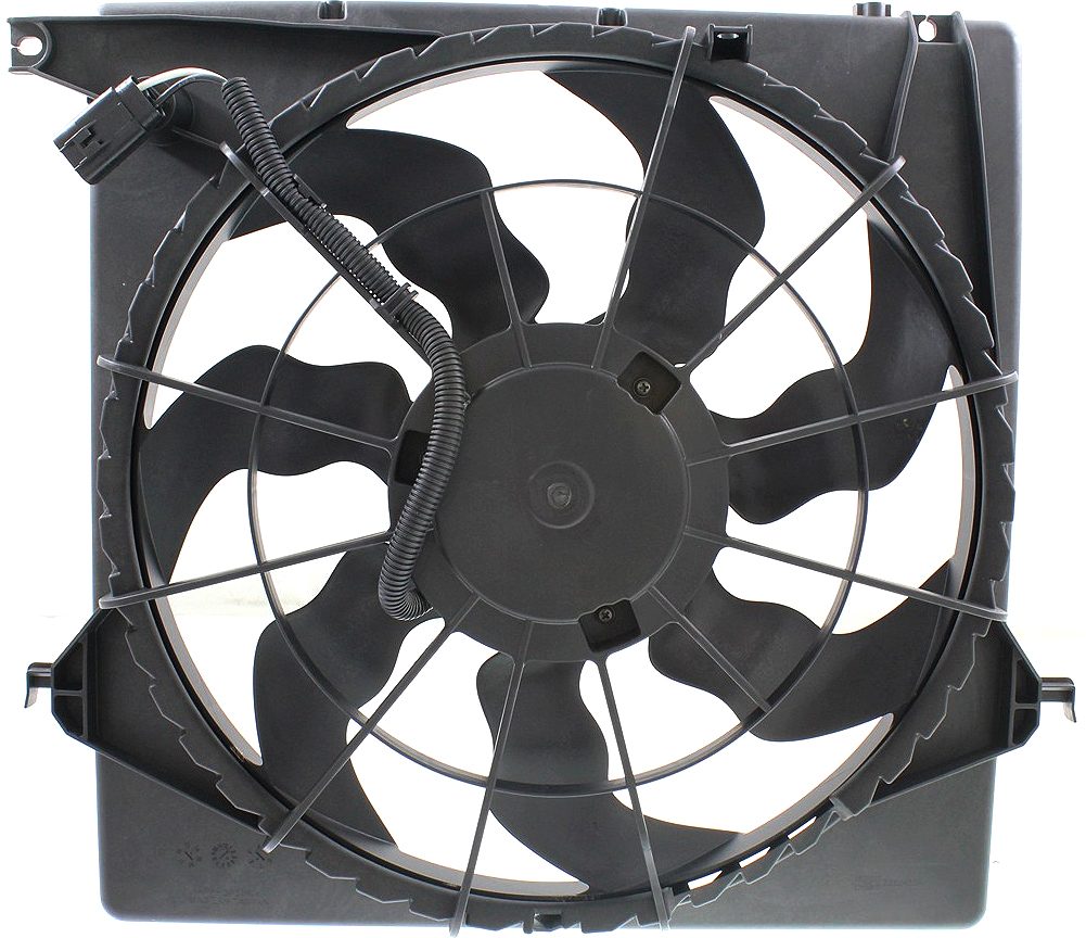 AM SANTA FE SPORT 13-18 RADIATOR FAN ASSEMBLY 2.0L Turbo Eng. SKU REPH160974 Partslink HY3115141 OEM 253804Z500