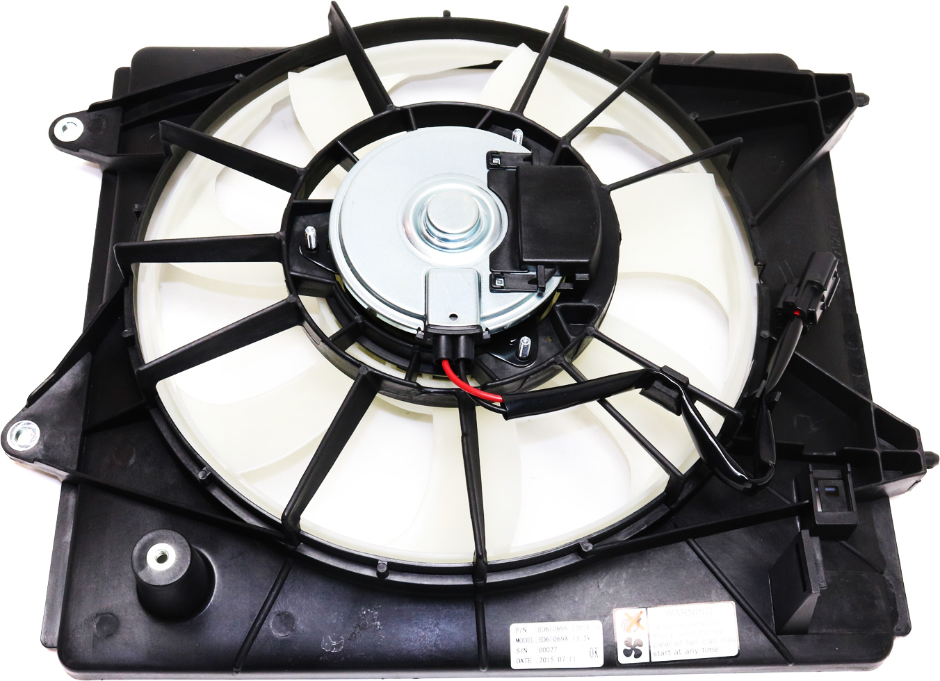 AM FIT 15-20 A C CONDENSER FAN ASSEMBLY Single Fan RH Side SKU REPH190927 Partslink HO3113135 OEM 386155R1003 PFM 386165R1003-38