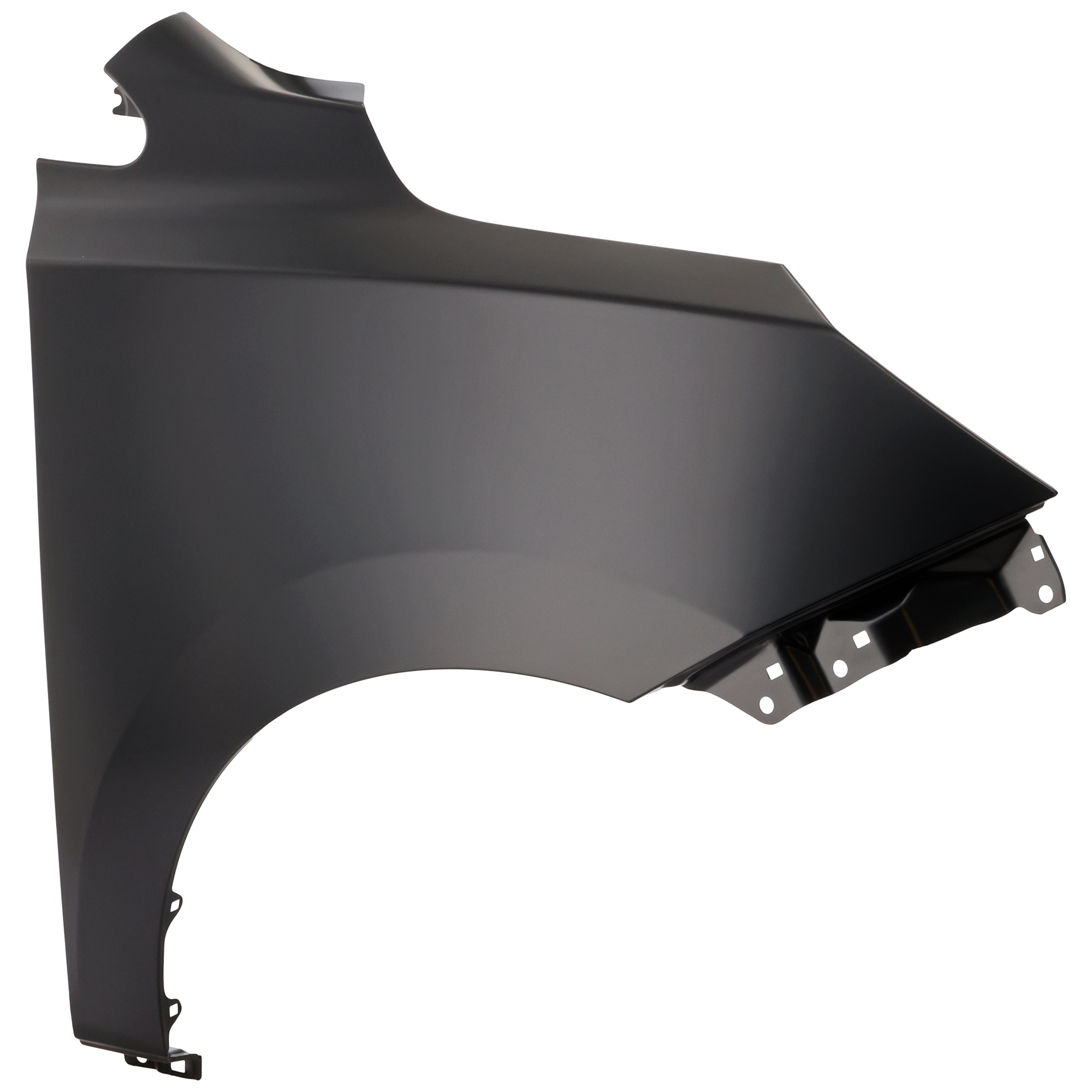 AM TUCSON 10-15 FRONT FENDER RH Primed w o Signal Lamp and Mldg Hole Steel CAPA SKU REPH220111Q Partslink HY1241146C OEM 663212S000