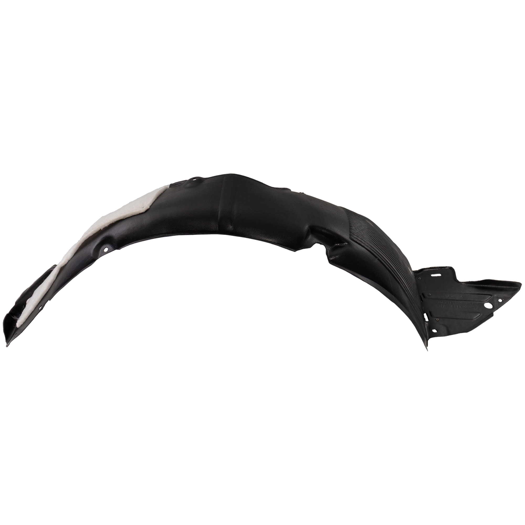 AM ELANTRA COUPE 13-14 FRONT FENDER LINER RH Vacuum Form SKU REPH222173 Partslink HY1249132 OEM 868123X500
