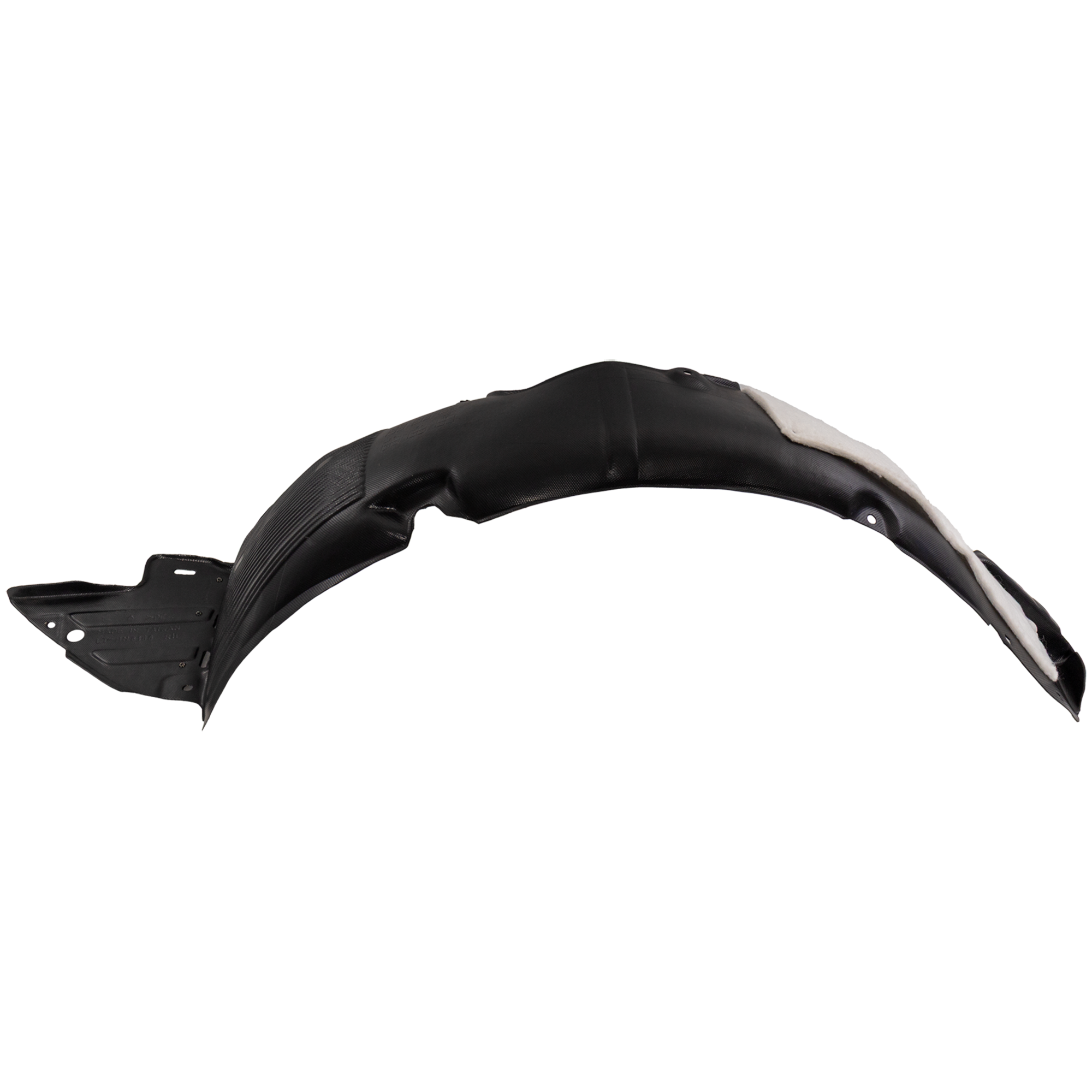 AM ELANTRA COUPE 13-14 FRONT FENDER LINER LH Vacuum Form SKU REPH222174 Partslink HY1248132 OEM 868113X500