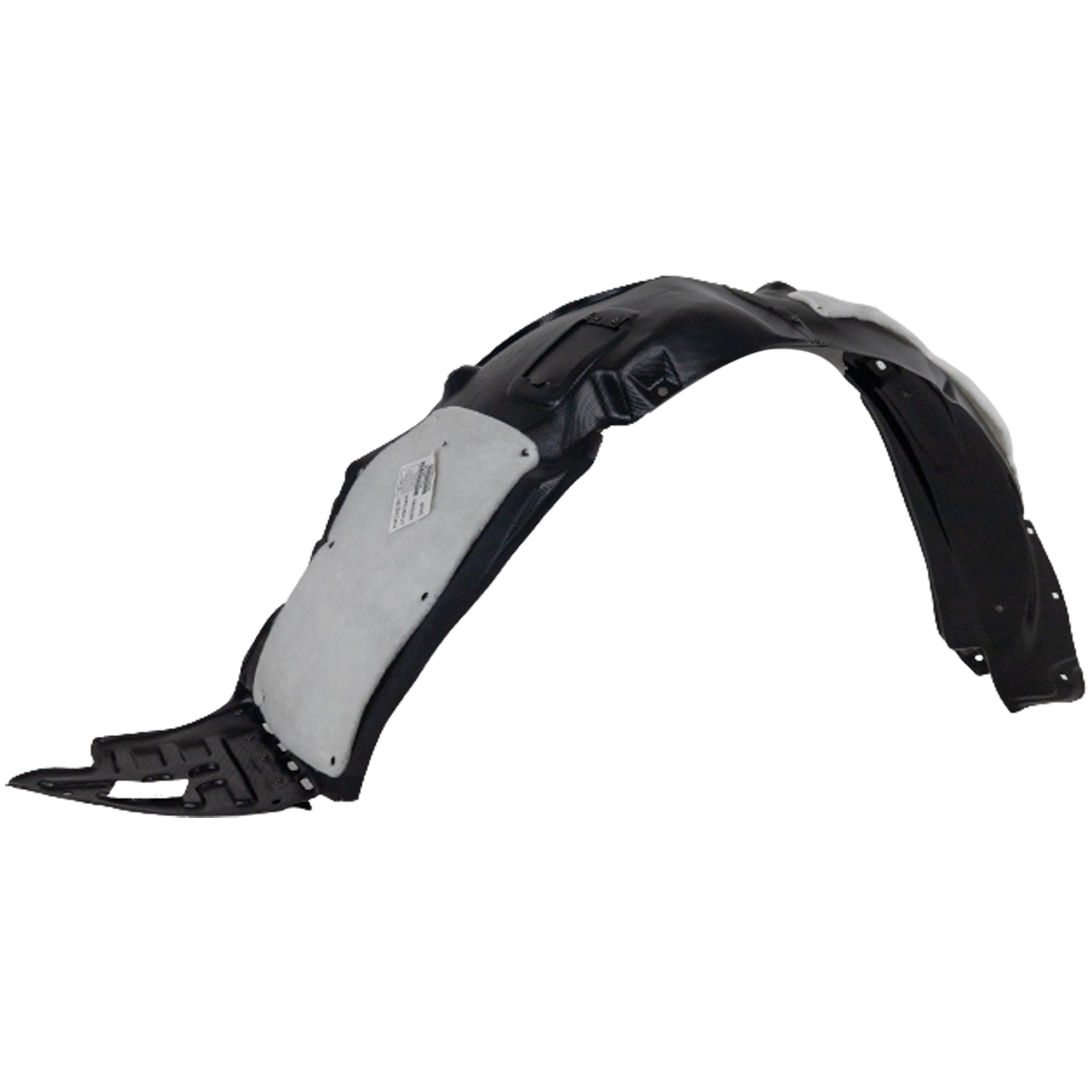 AM SONATA 11-13 FRONT FENDER LINER LH Vacuum Form w Sport Suspension SE Model SKU REPH222188 Partslink HY1248134 OEM 868113Q500